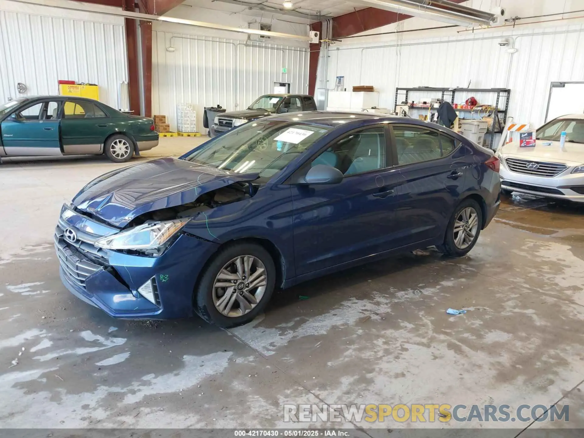 2 Photograph of a damaged car 5NPD84LF0KH441473 HYUNDAI ELANTRA 2019