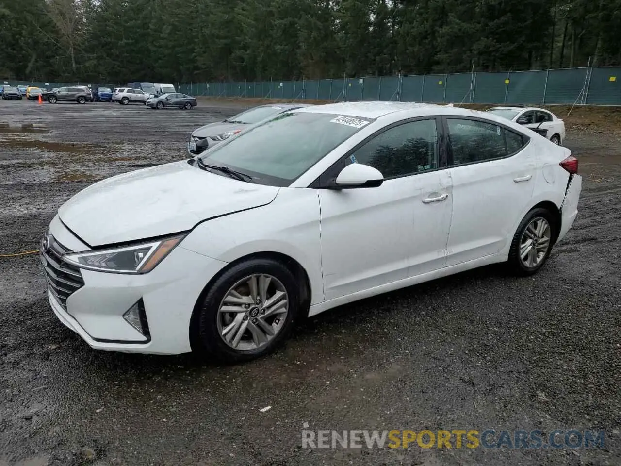 1 Photograph of a damaged car 5NPD84LF0KH452182 HYUNDAI ELANTRA 2019