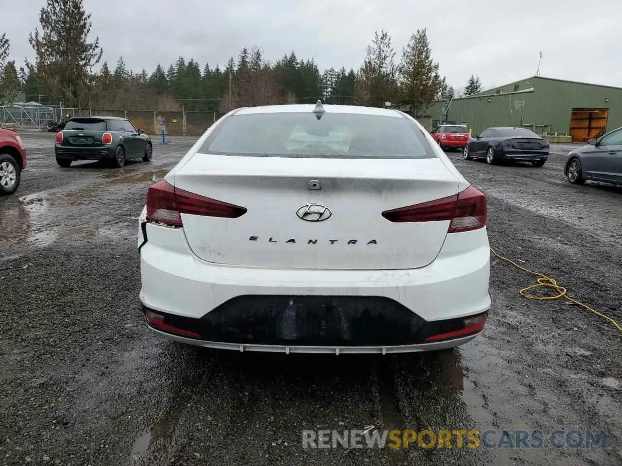 6 Photograph of a damaged car 5NPD84LF0KH452182 HYUNDAI ELANTRA 2019