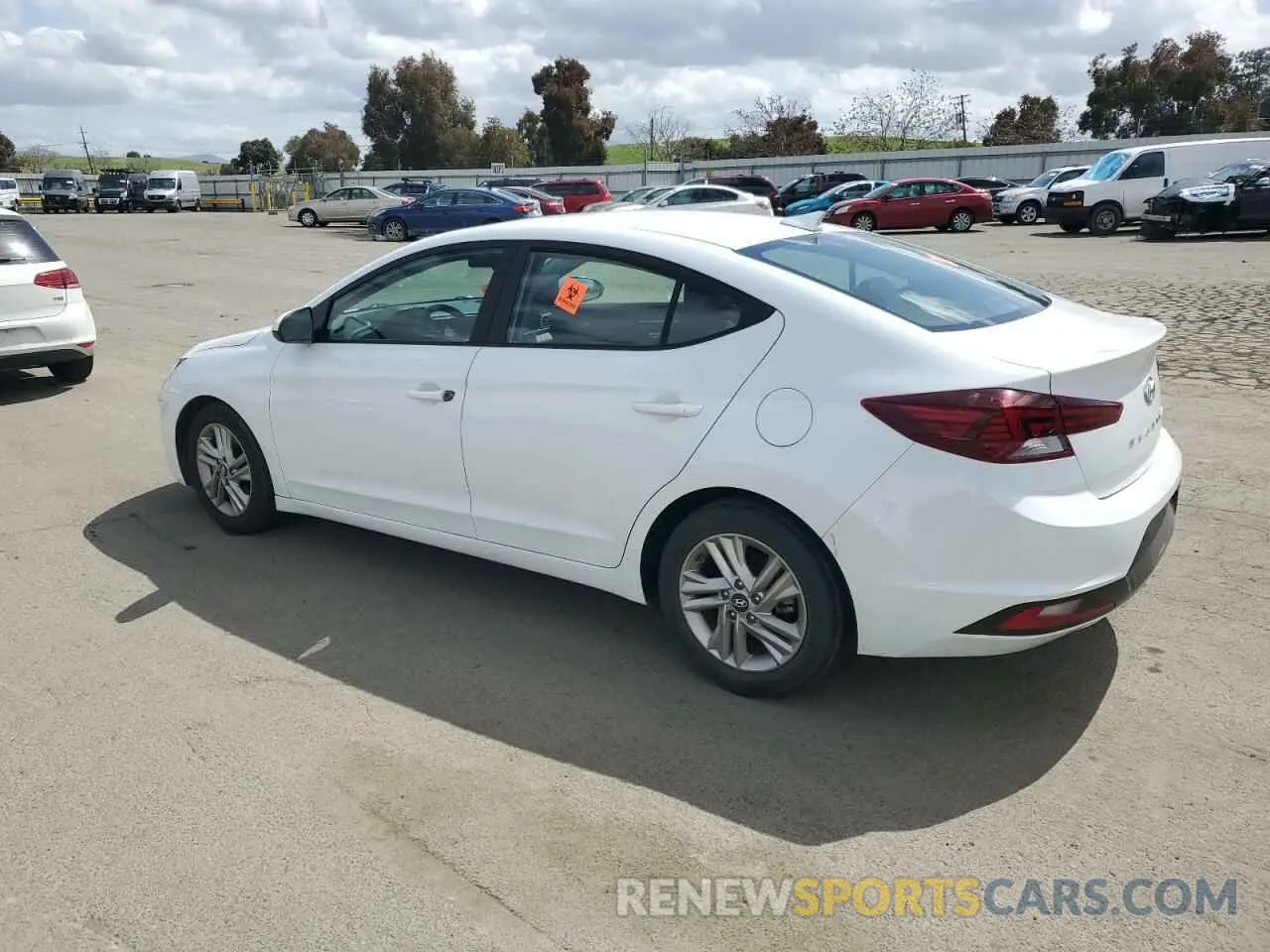 2 Photograph of a damaged car 5NPD84LF0KH454353 HYUNDAI ELANTRA 2019