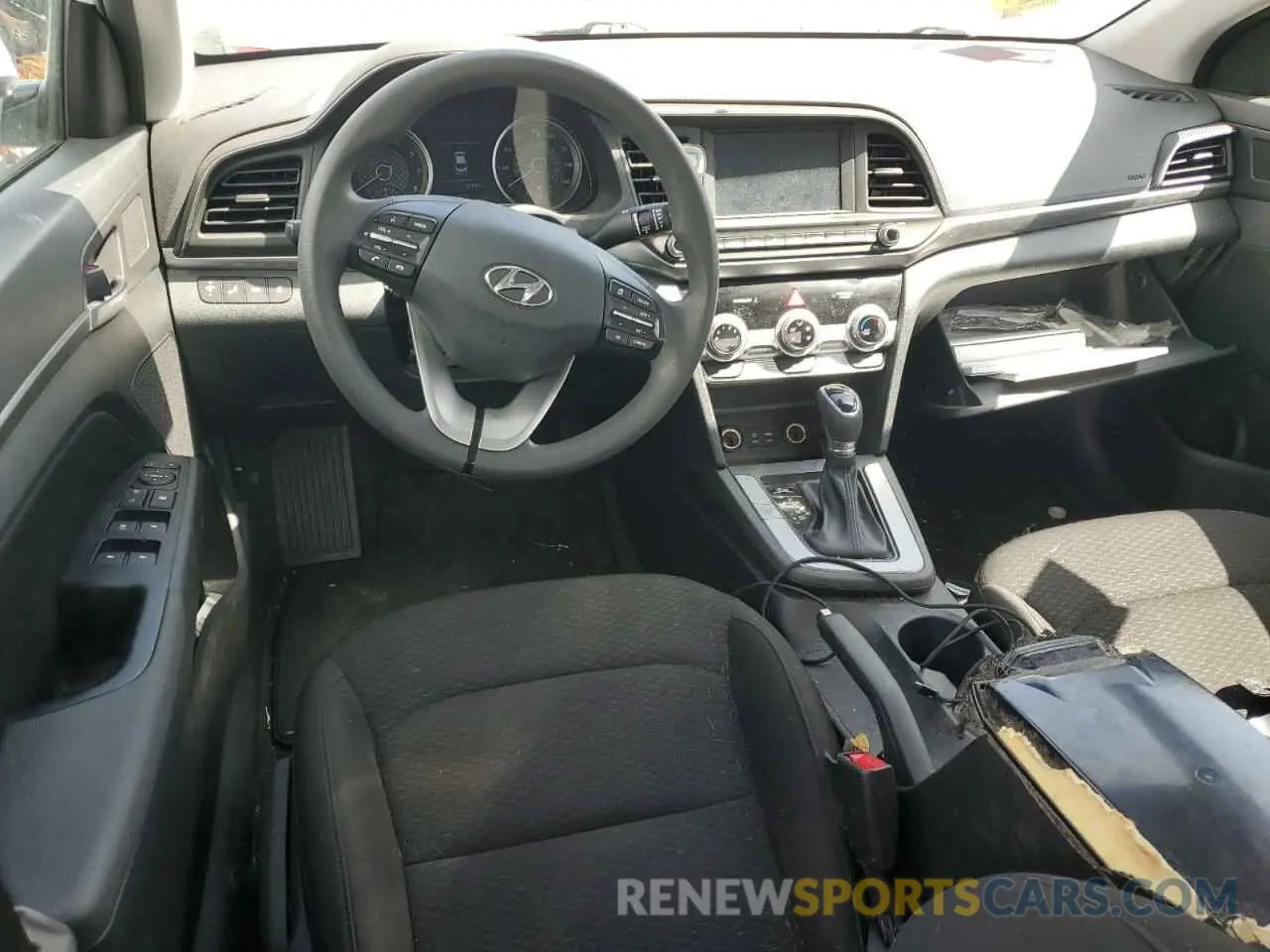 8 Photograph of a damaged car 5NPD84LF0KH454353 HYUNDAI ELANTRA 2019