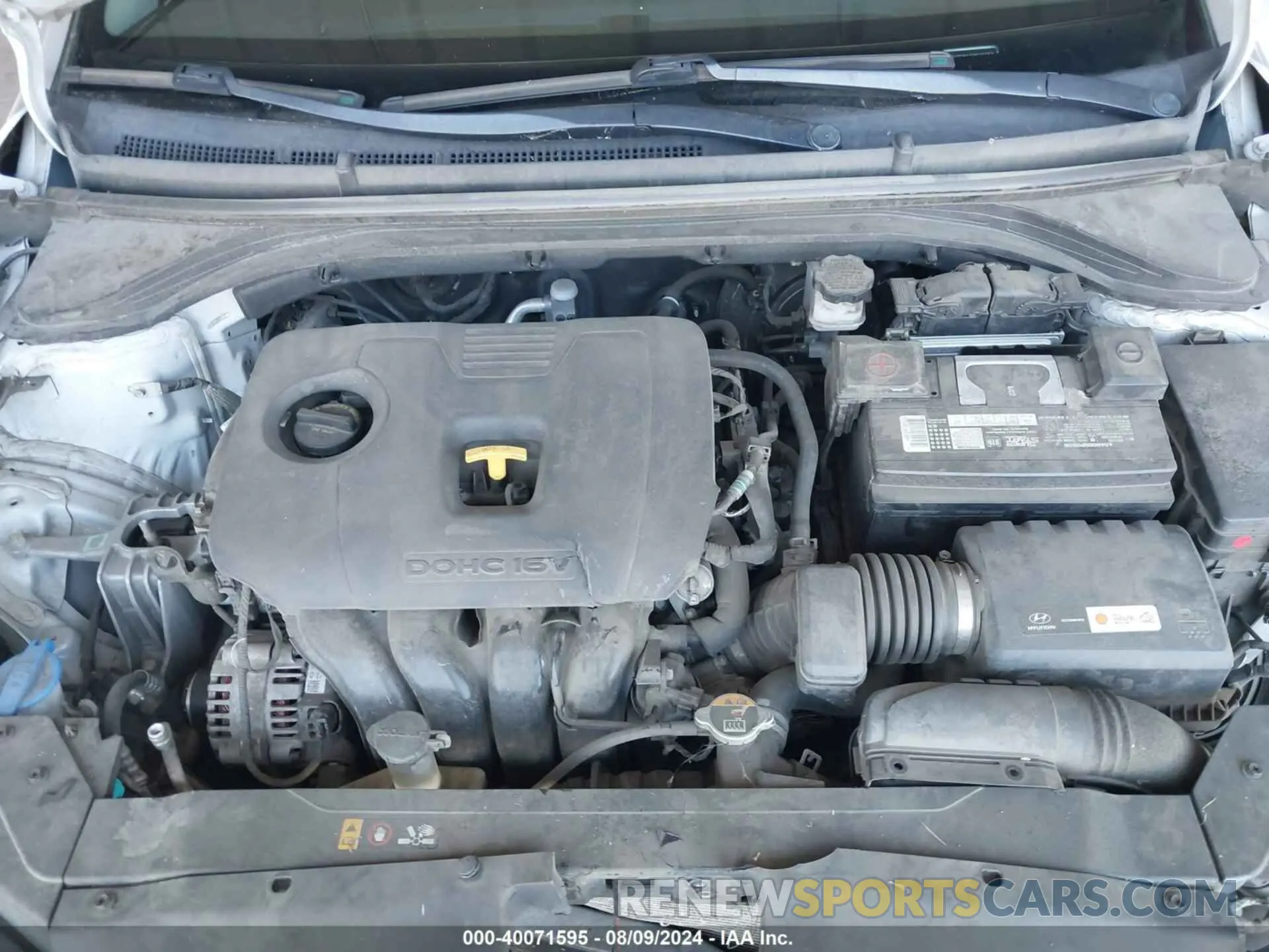 10 Photograph of a damaged car 5NPD84LF0KH455874 HYUNDAI ELANTRA 2019
