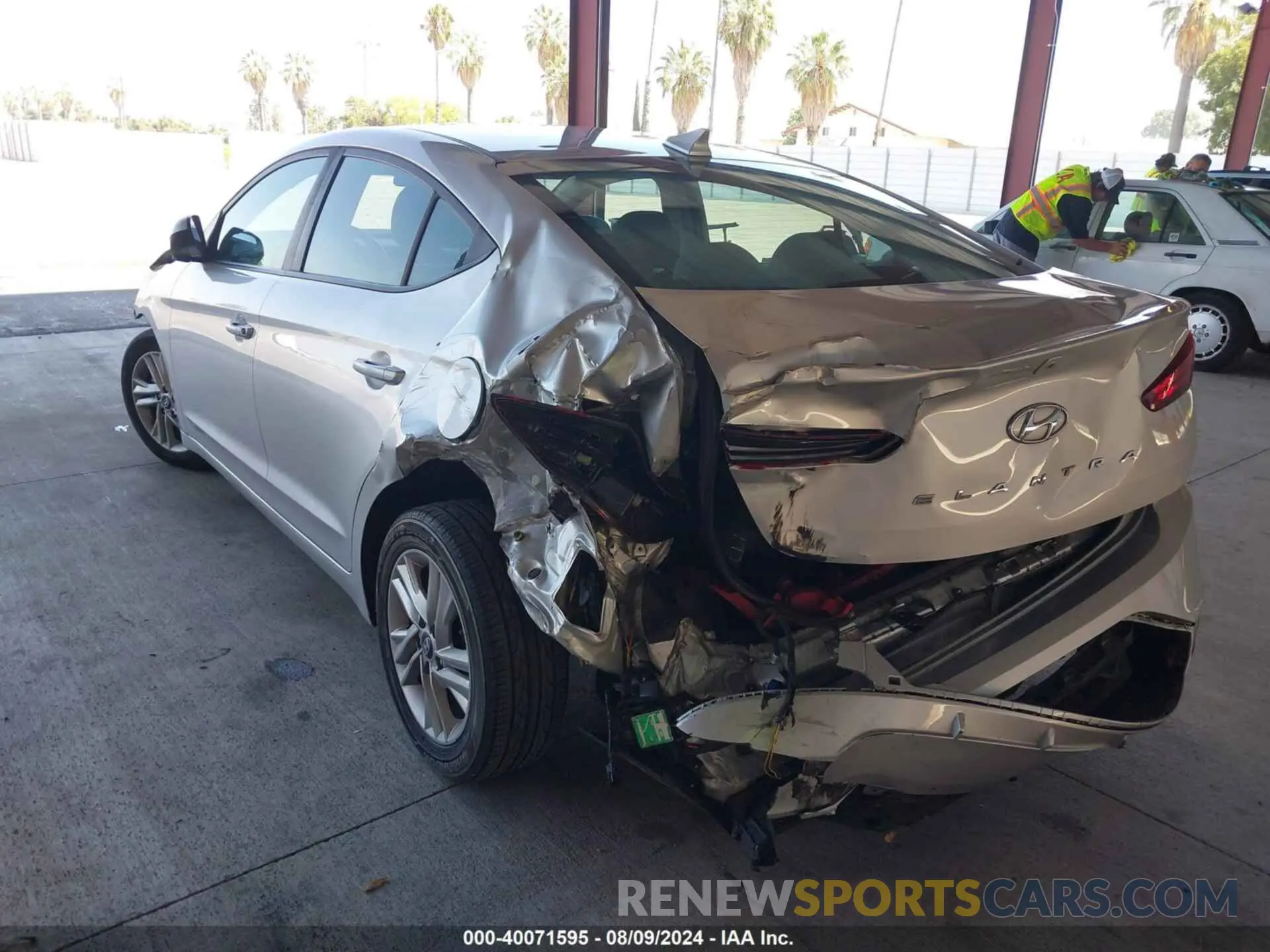 3 Photograph of a damaged car 5NPD84LF0KH455874 HYUNDAI ELANTRA 2019