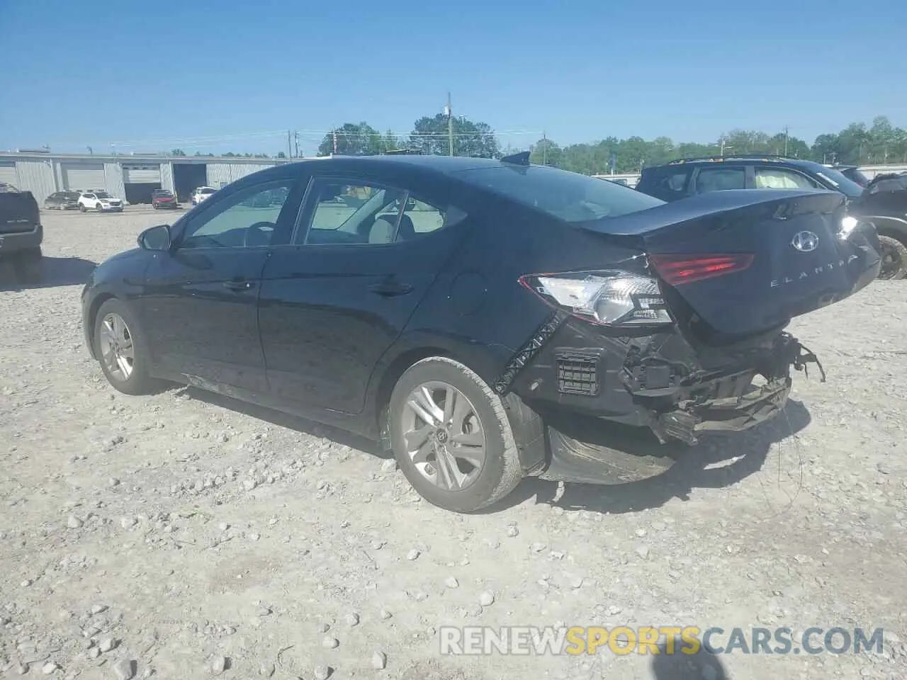 2 Photograph of a damaged car 5NPD84LF0KH463165 HYUNDAI ELANTRA 2019