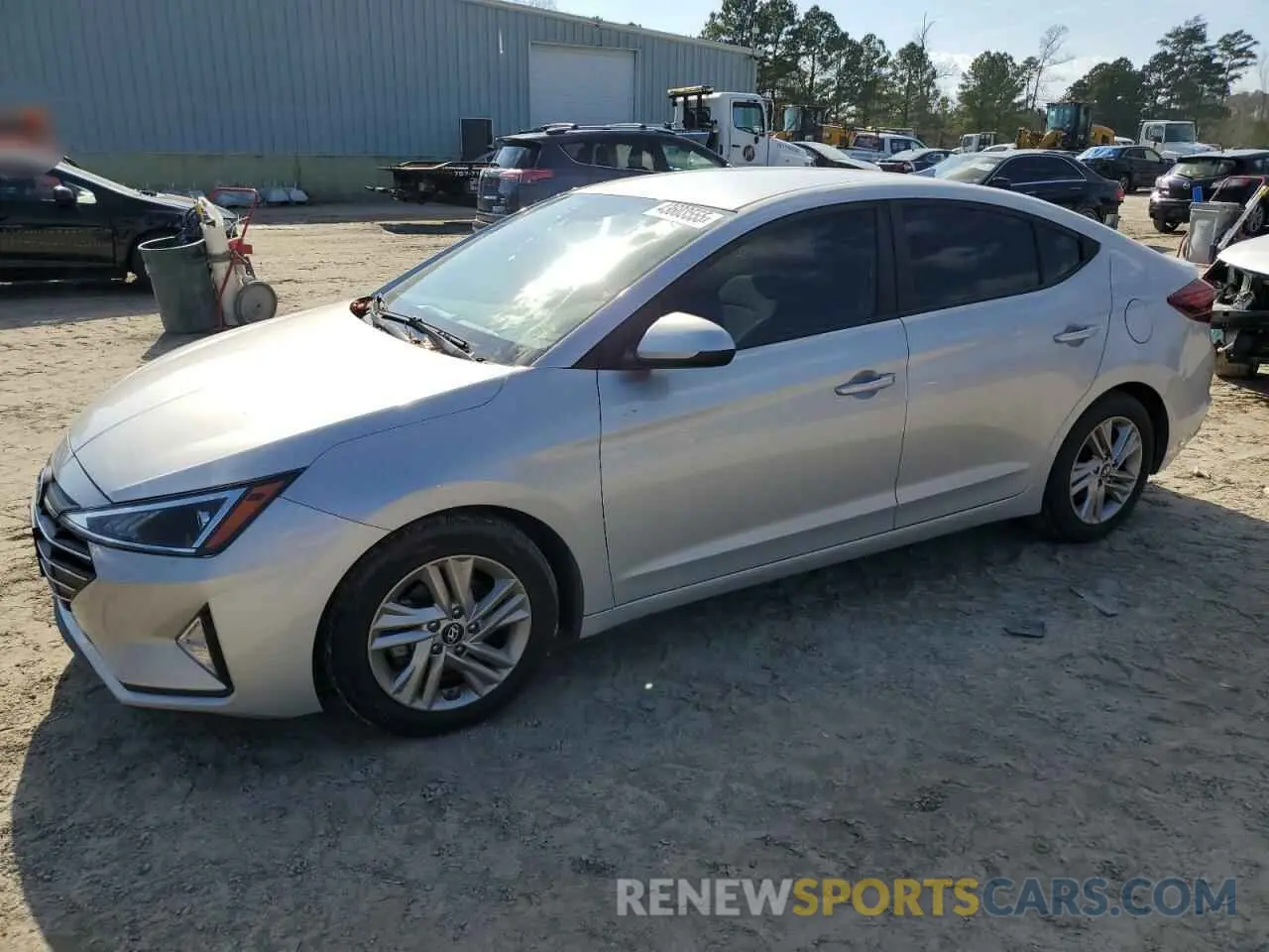 1 Photograph of a damaged car 5NPD84LF0KH470911 HYUNDAI ELANTRA 2019