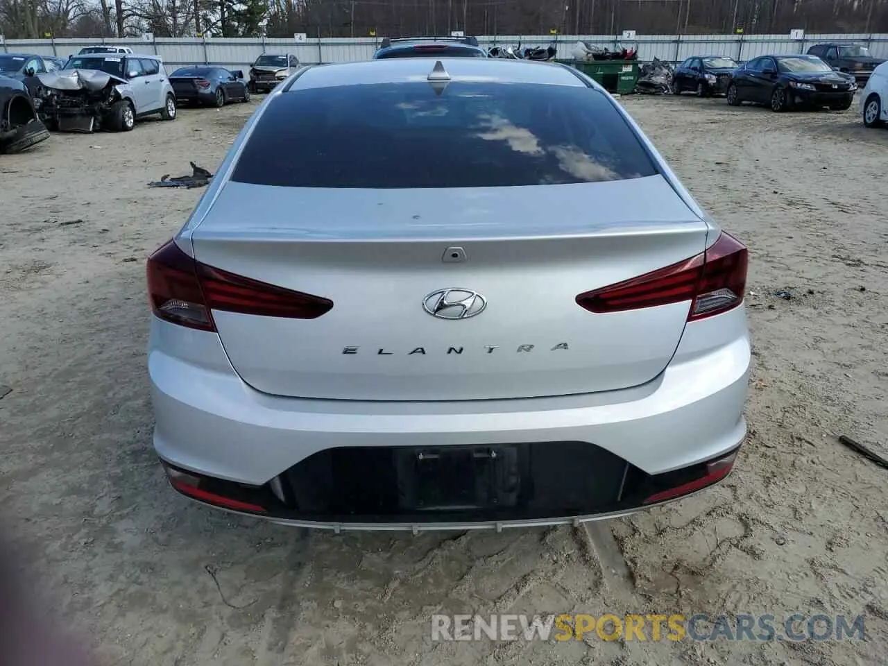 6 Photograph of a damaged car 5NPD84LF0KH470911 HYUNDAI ELANTRA 2019