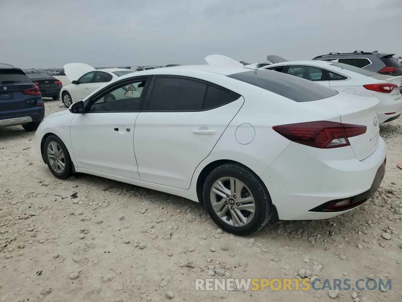 2 Photograph of a damaged car 5NPD84LF0KH475574 HYUNDAI ELANTRA 2019