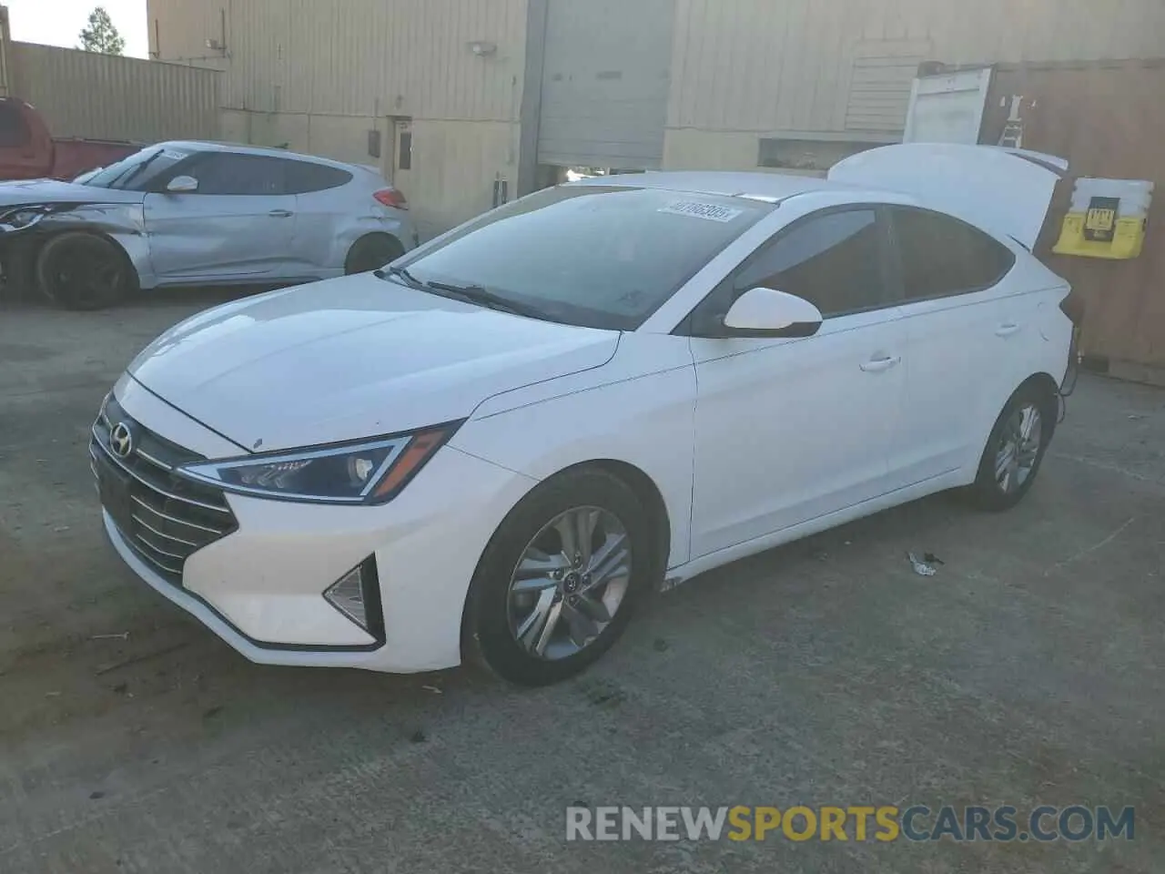 1 Photograph of a damaged car 5NPD84LF0KH484341 HYUNDAI ELANTRA 2019