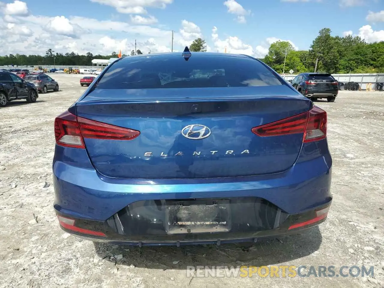 6 Photograph of a damaged car 5NPD84LF0KH485053 HYUNDAI ELANTRA 2019