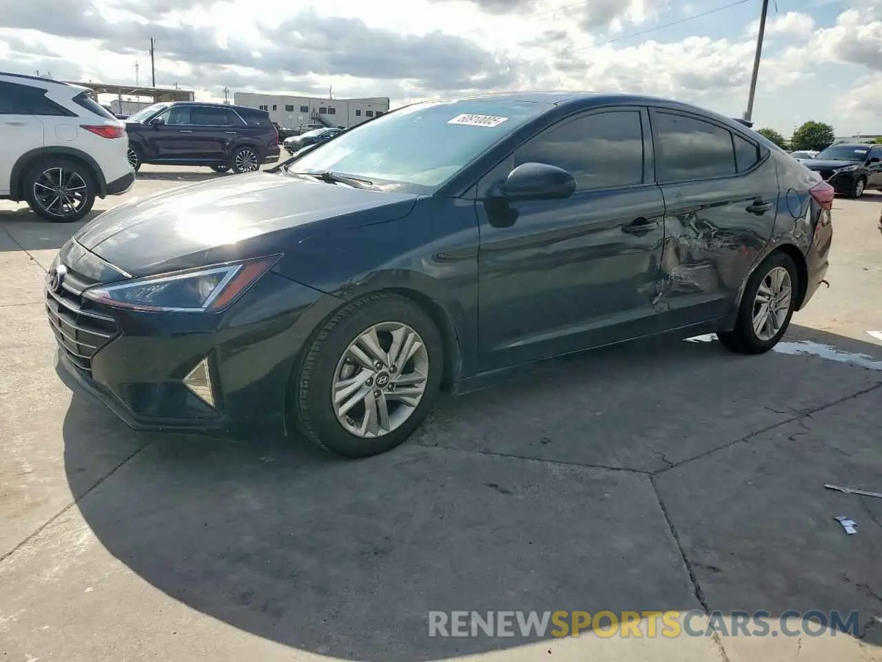 1 Photograph of a damaged car 5NPD84LF1KH409664 HYUNDAI ELANTRA 2019