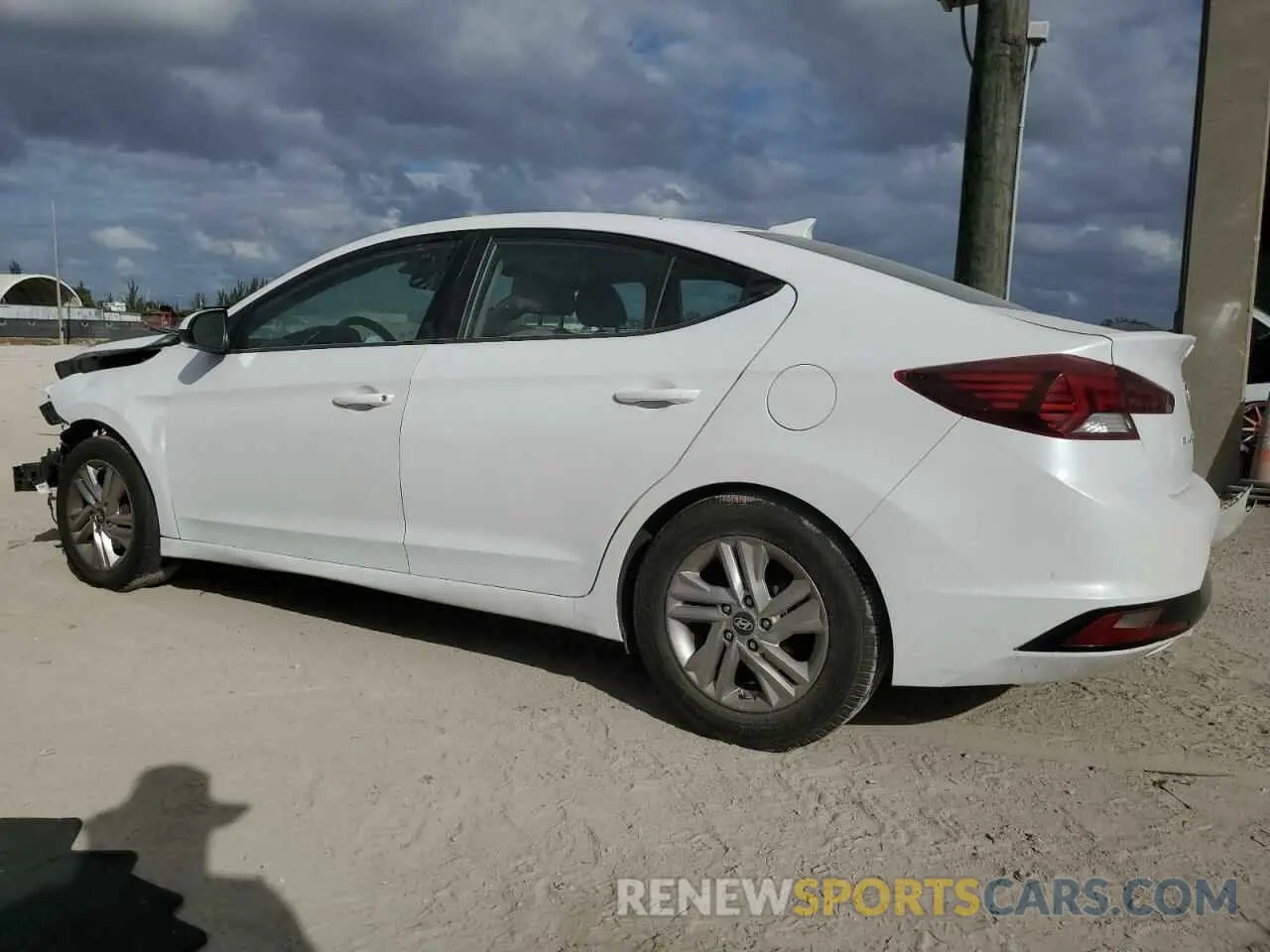 2 Photograph of a damaged car 5NPD84LF1KH420020 HYUNDAI ELANTRA 2019