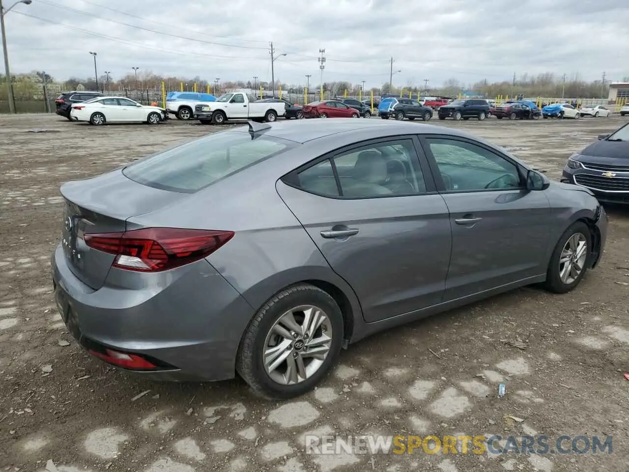 3 Photograph of a damaged car 5NPD84LF1KH421491 HYUNDAI ELANTRA 2019