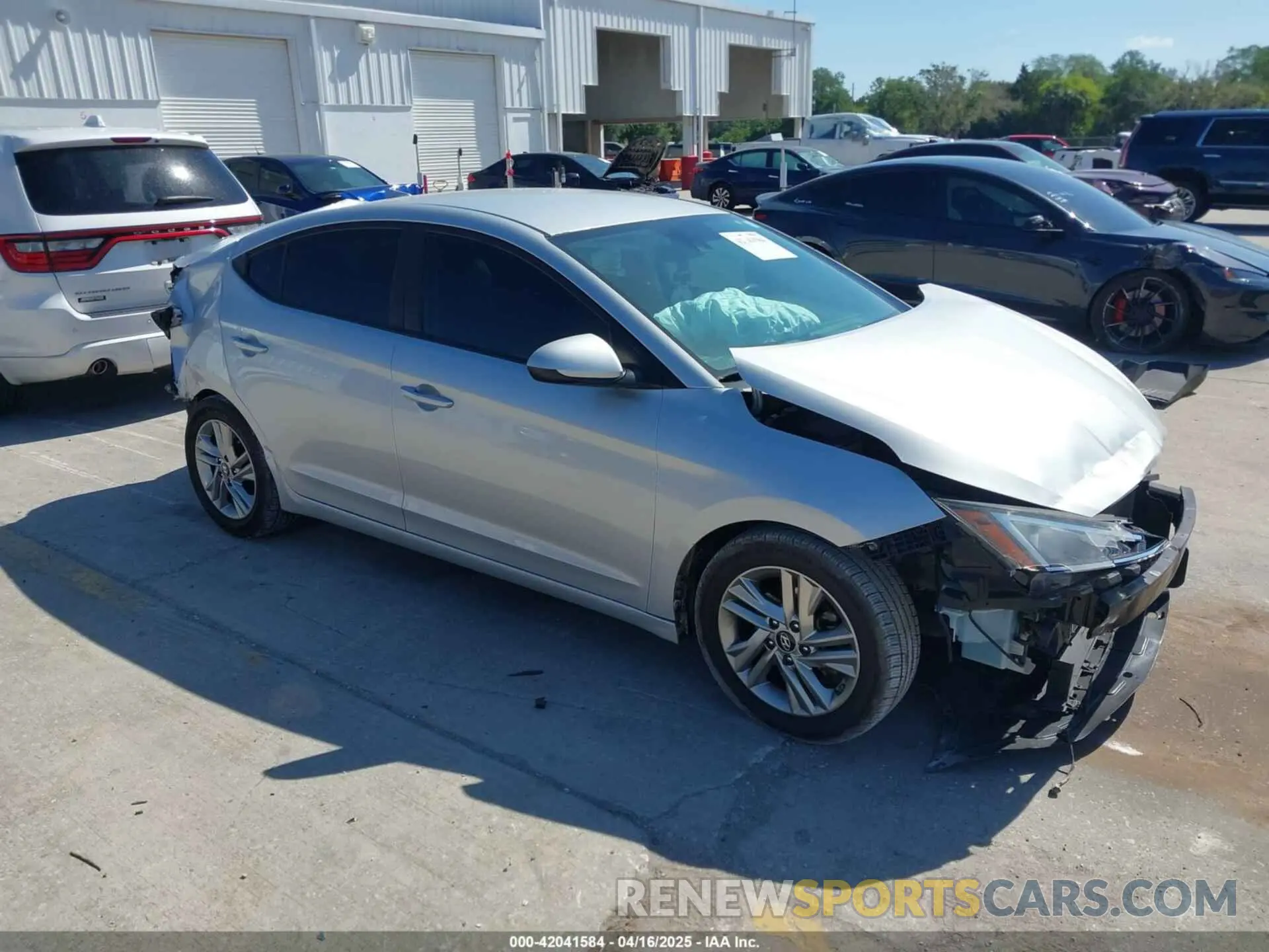 1 Photograph of a damaged car 5NPD84LF1KH430188 HYUNDAI ELANTRA 2019