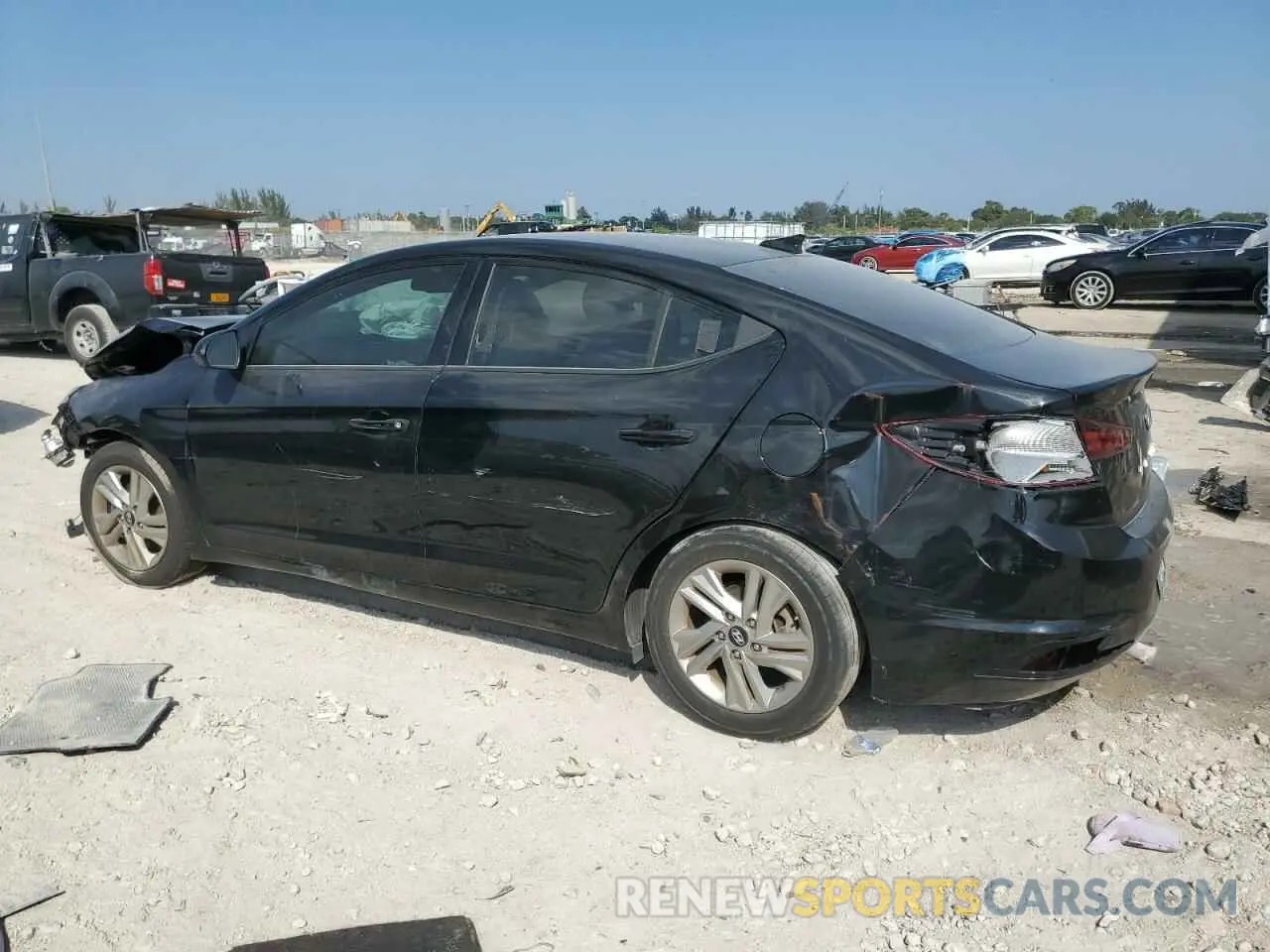 2 Photograph of a damaged car 5NPD84LF1KH436086 HYUNDAI ELANTRA 2019