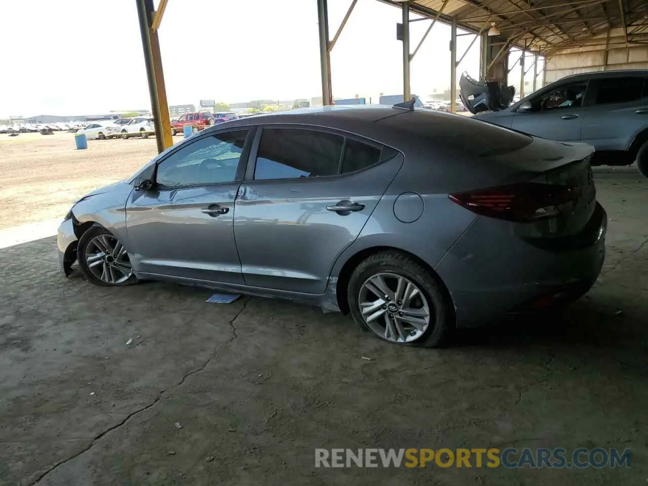 2 Photograph of a damaged car 5NPD84LF1KH444639 HYUNDAI ELANTRA 2019