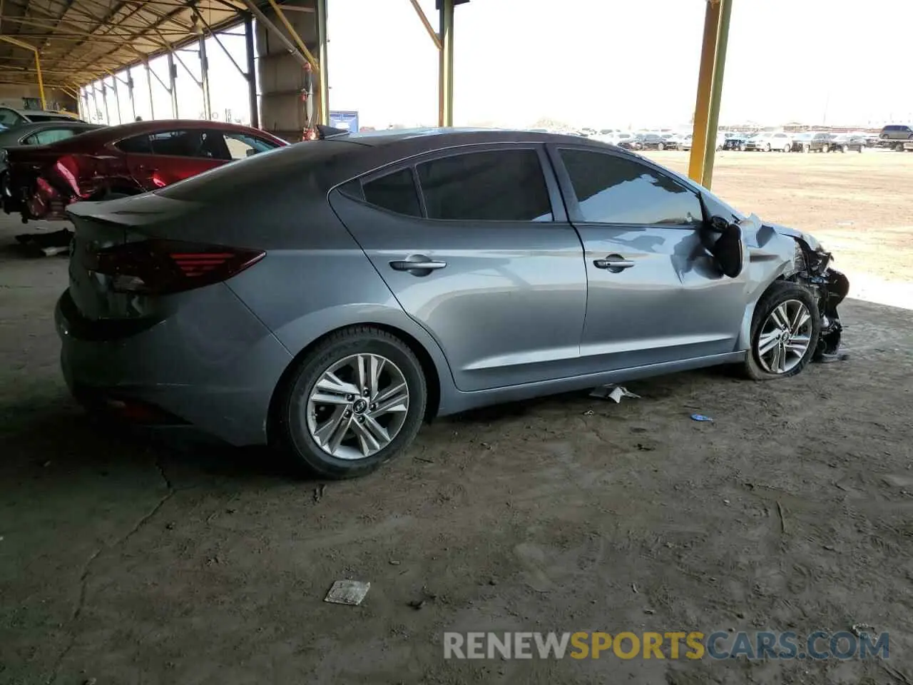3 Photograph of a damaged car 5NPD84LF1KH444639 HYUNDAI ELANTRA 2019