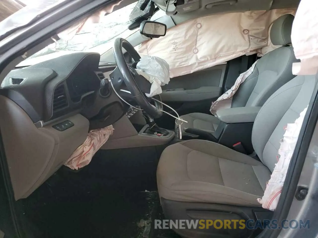7 Photograph of a damaged car 5NPD84LF1KH444639 HYUNDAI ELANTRA 2019
