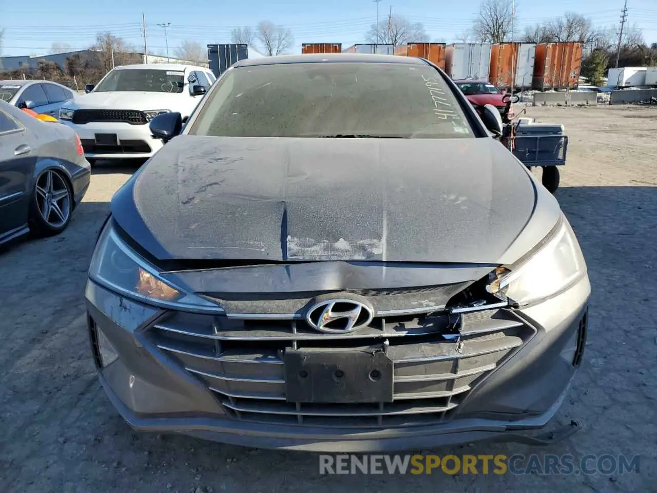 5 Photograph of a damaged car 5NPD84LF1KH444687 HYUNDAI ELANTRA 2019
