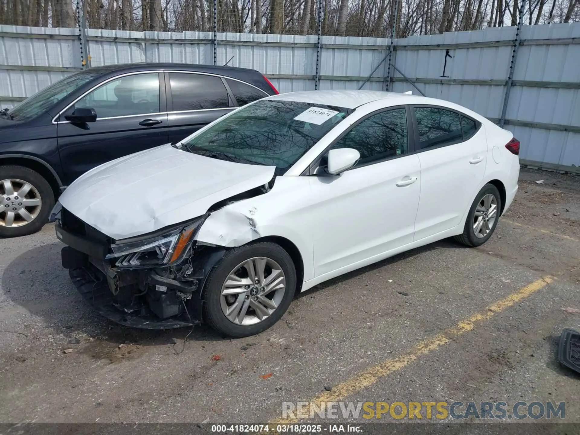 2 Photograph of a damaged car 5NPD84LF1KH478810 HYUNDAI ELANTRA 2019