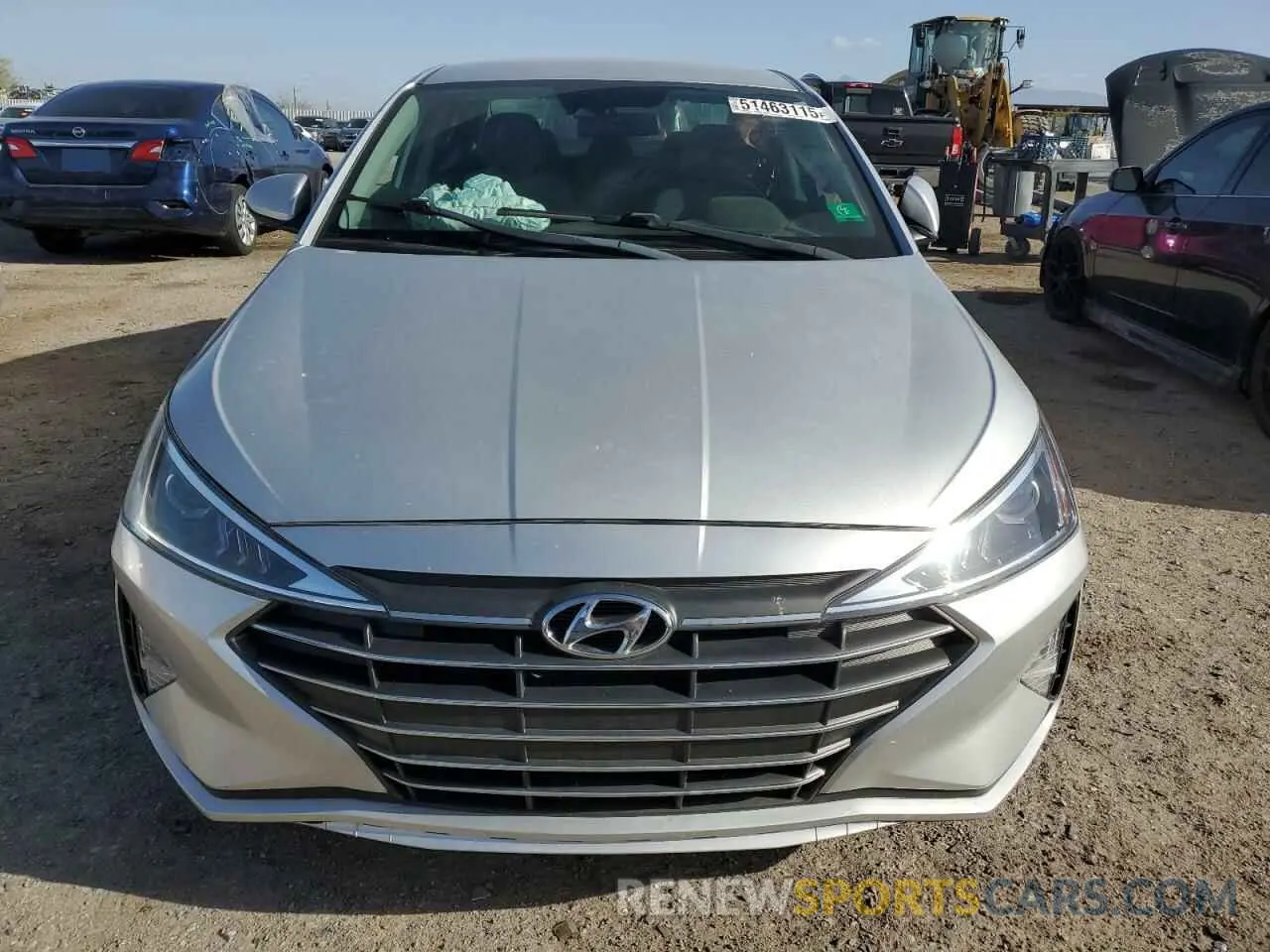 5 Photograph of a damaged car 5NPD84LF2KH412315 HYUNDAI ELANTRA 2019