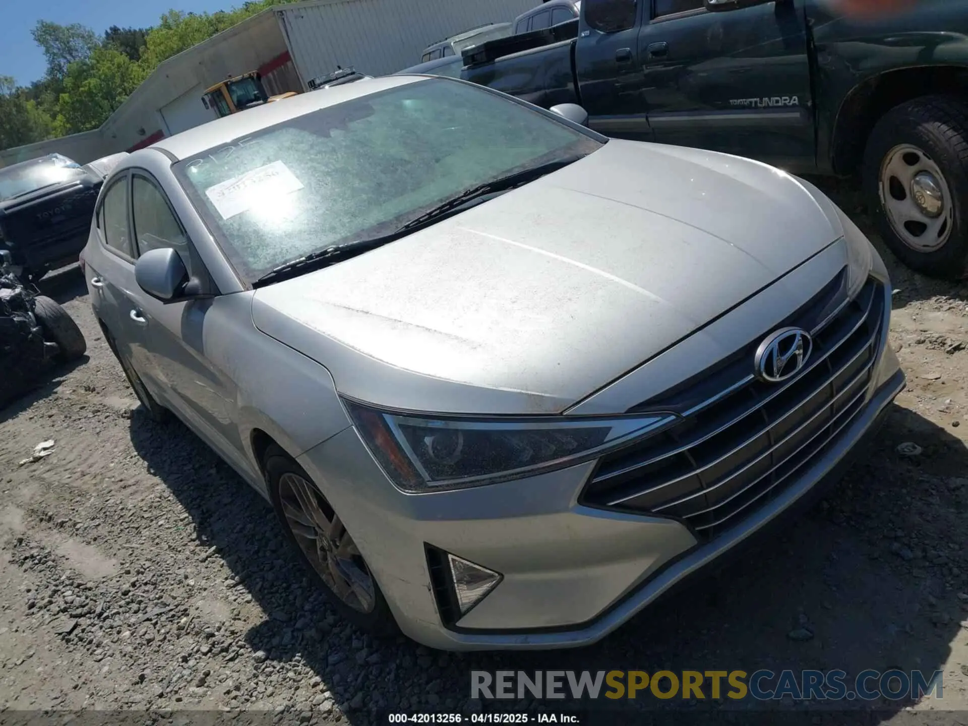 1 Photograph of a damaged car 5NPD84LF2KH413125 HYUNDAI ELANTRA 2019