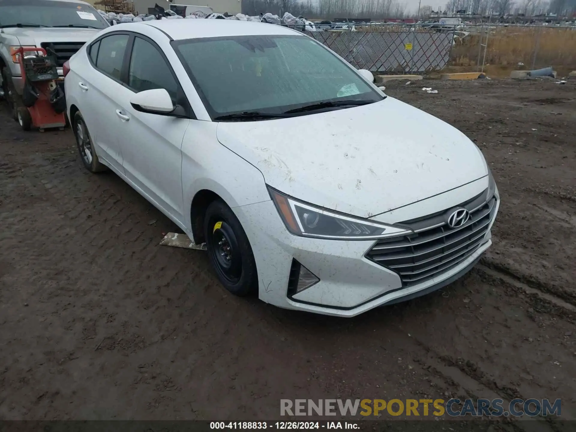 1 Photograph of a damaged car 5NPD84LF2KH414484 HYUNDAI ELANTRA 2019