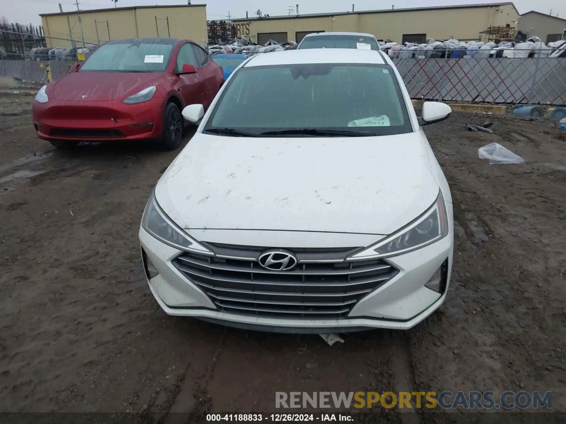 12 Photograph of a damaged car 5NPD84LF2KH414484 HYUNDAI ELANTRA 2019