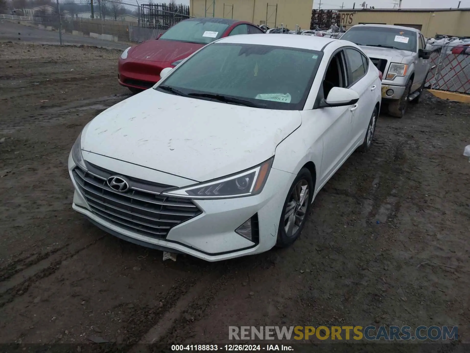 2 Photograph of a damaged car 5NPD84LF2KH414484 HYUNDAI ELANTRA 2019