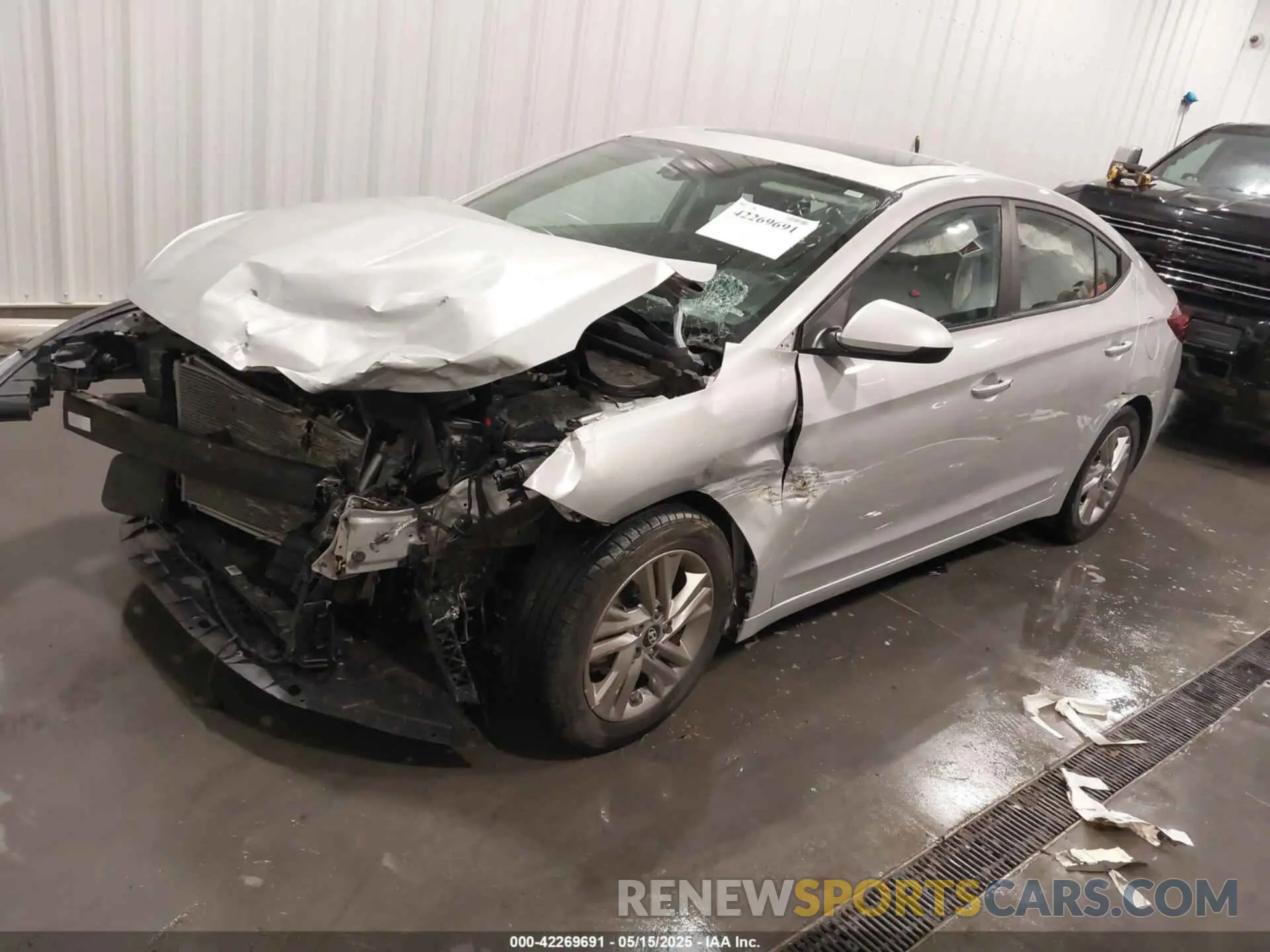 2 Photograph of a damaged car 5NPD84LF2KH421550 HYUNDAI ELANTRA 2019