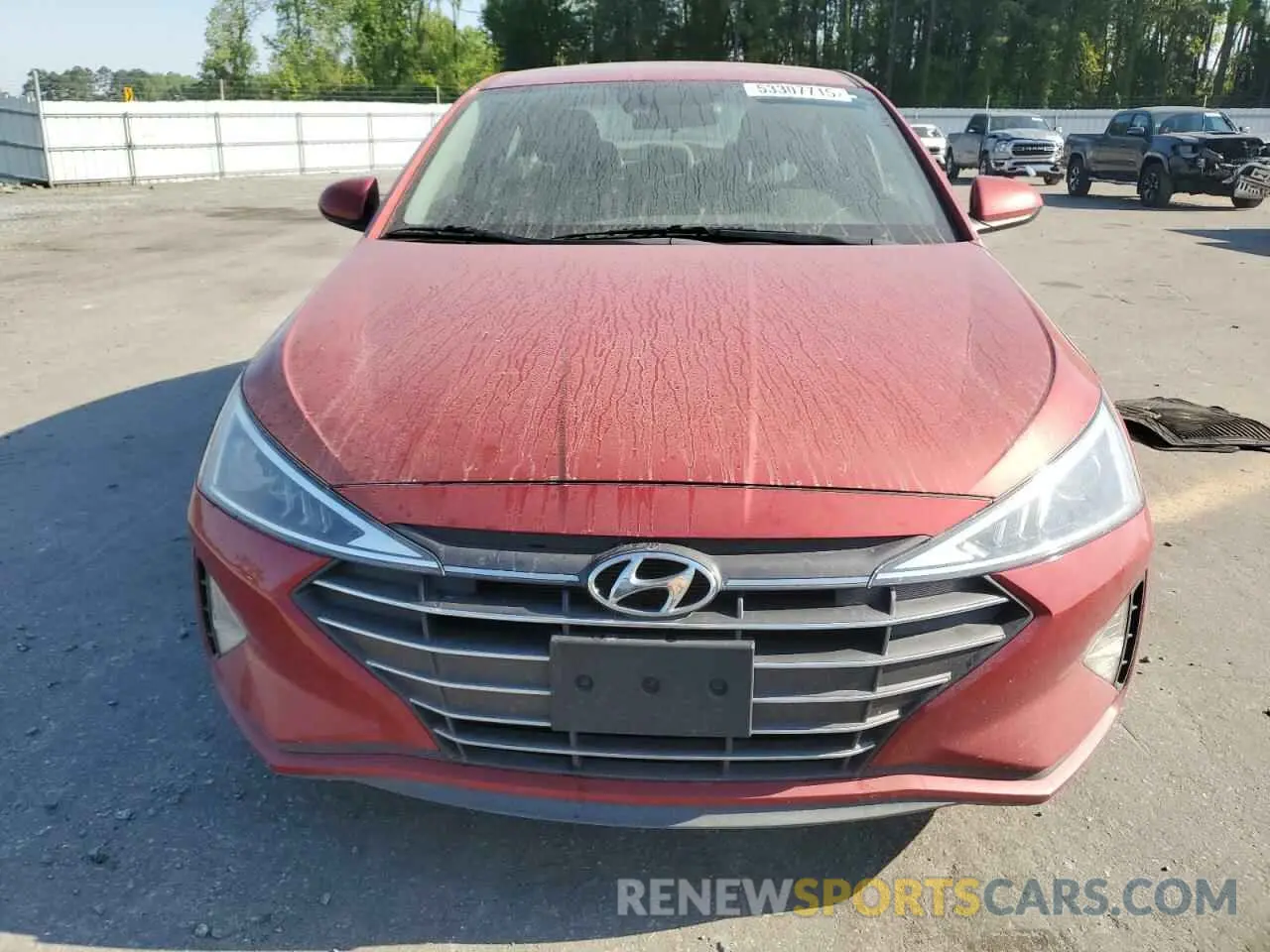 5 Photograph of a damaged car 5NPD84LF2KH431141 HYUNDAI ELANTRA 2019