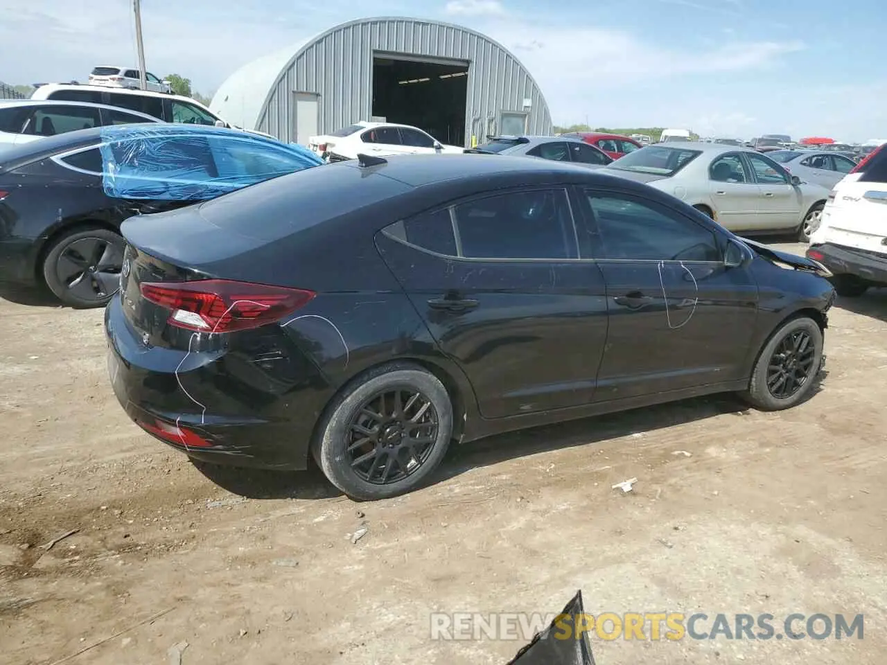 3 Photograph of a damaged car 5NPD84LF2KH432581 HYUNDAI ELANTRA 2019