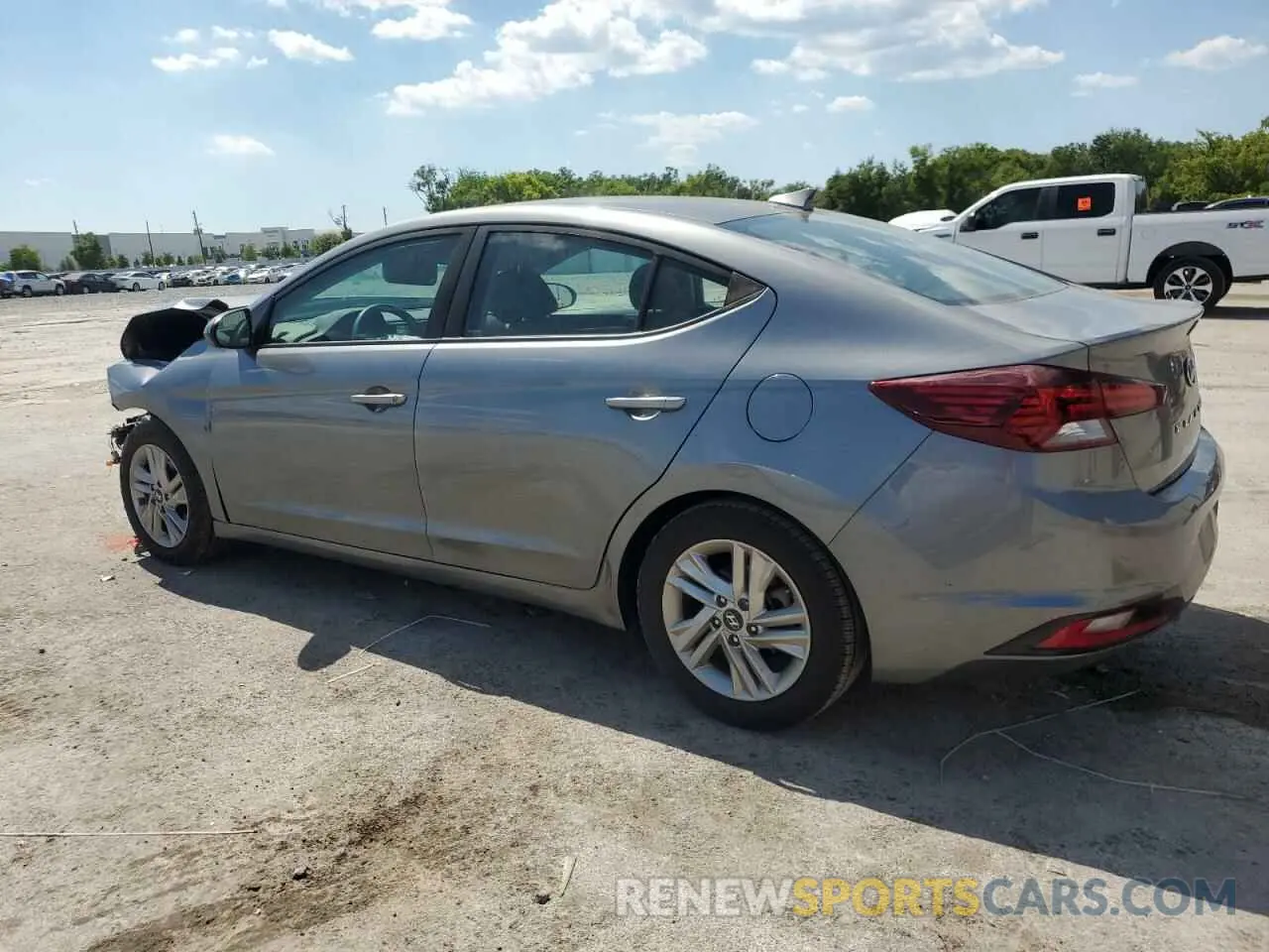 2 Photograph of a damaged car 5NPD84LF2KH453561 HYUNDAI ELANTRA 2019