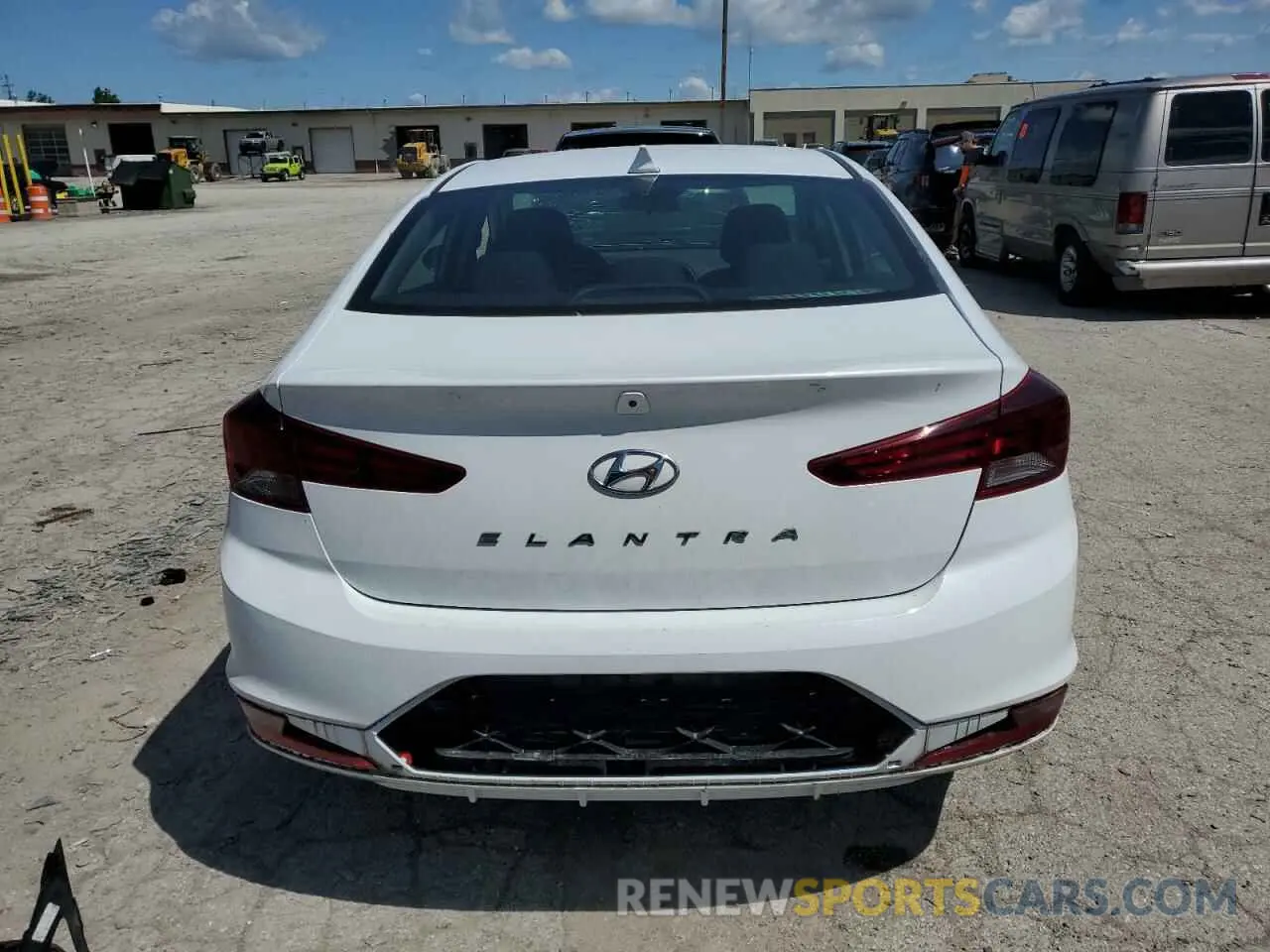 6 Photograph of a damaged car 5NPD84LF2KH457092 HYUNDAI ELANTRA 2019