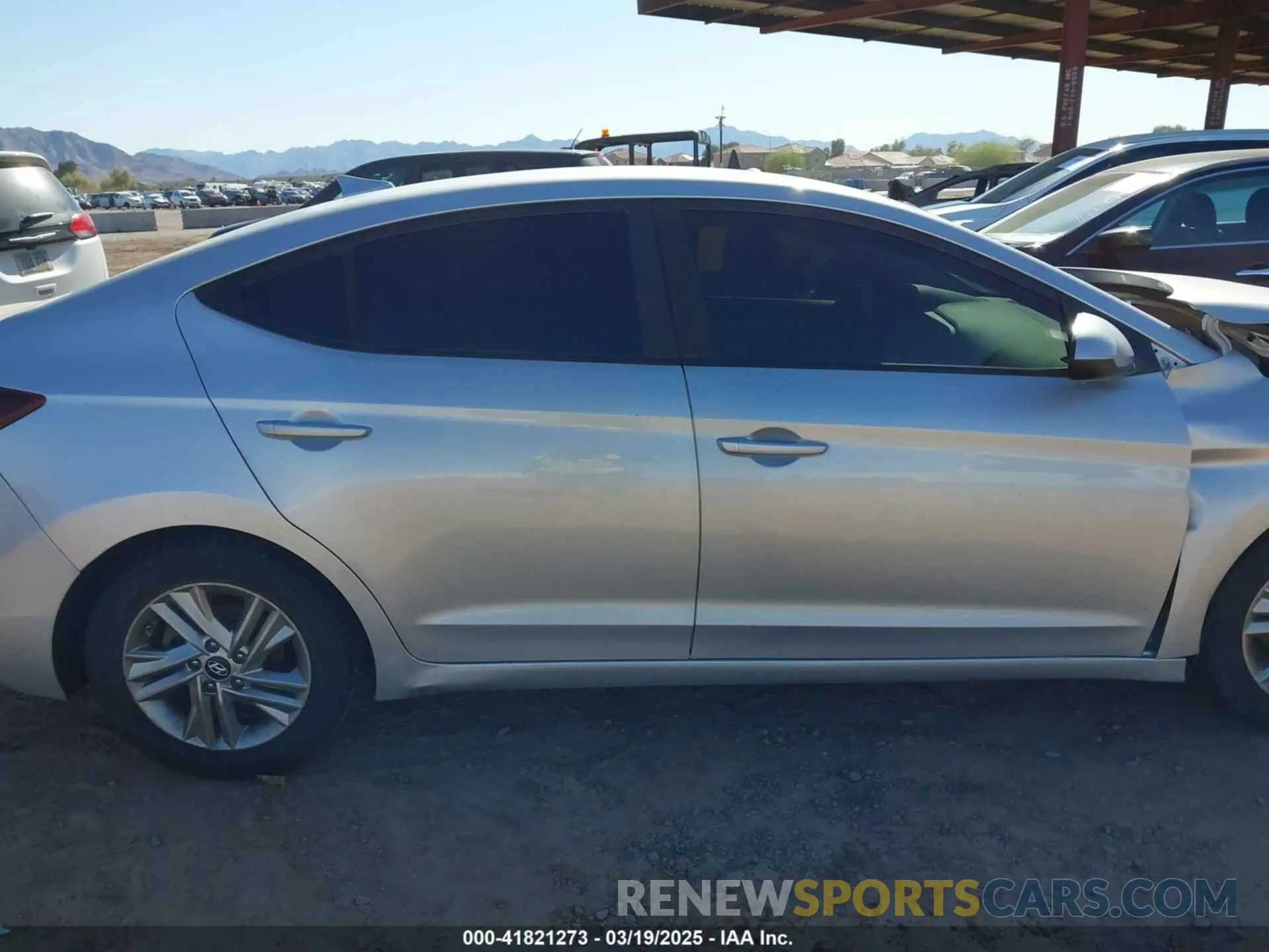 13 Photograph of a damaged car 5NPD84LF2KH457576 HYUNDAI ELANTRA 2019