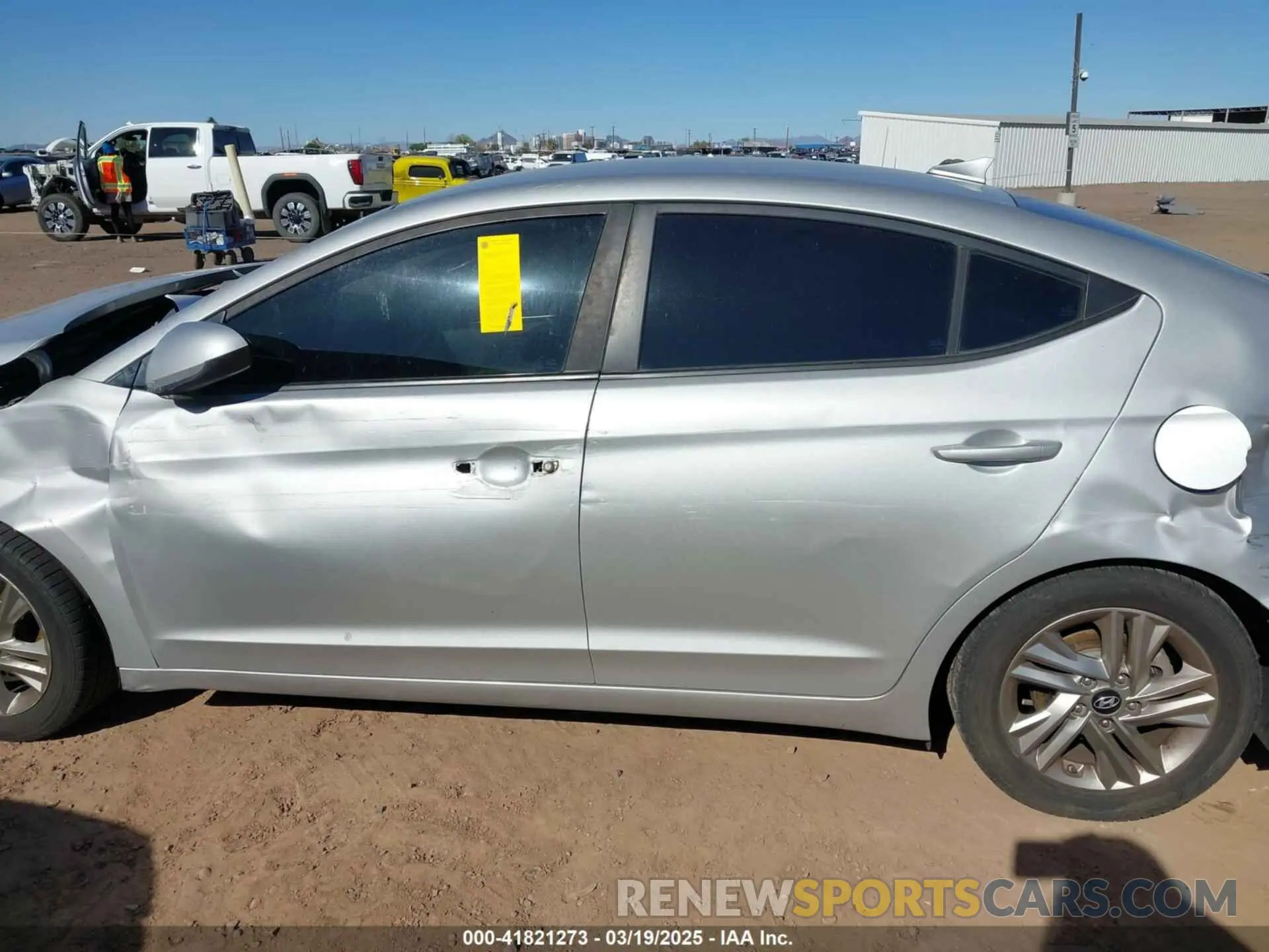 14 Photograph of a damaged car 5NPD84LF2KH457576 HYUNDAI ELANTRA 2019