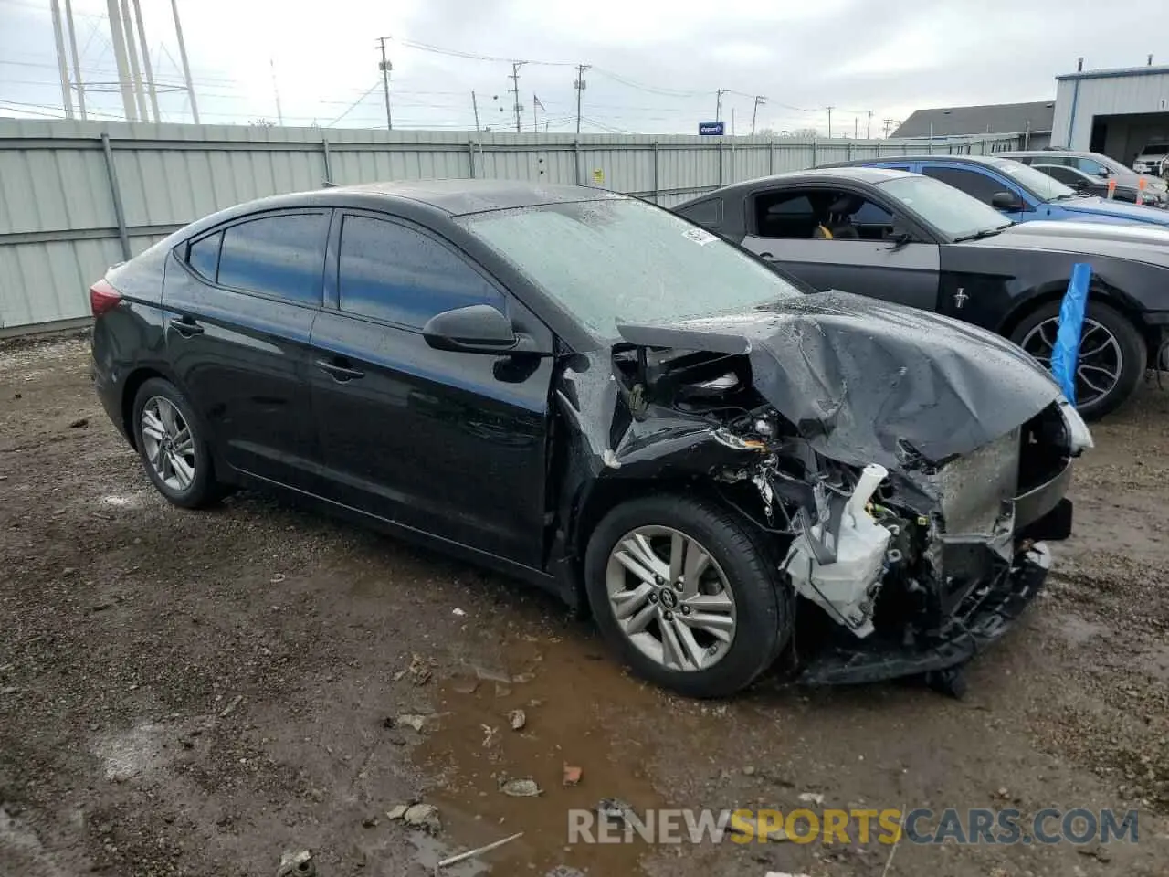 4 Photograph of a damaged car 5NPD84LF2KH469582 HYUNDAI ELANTRA 2019