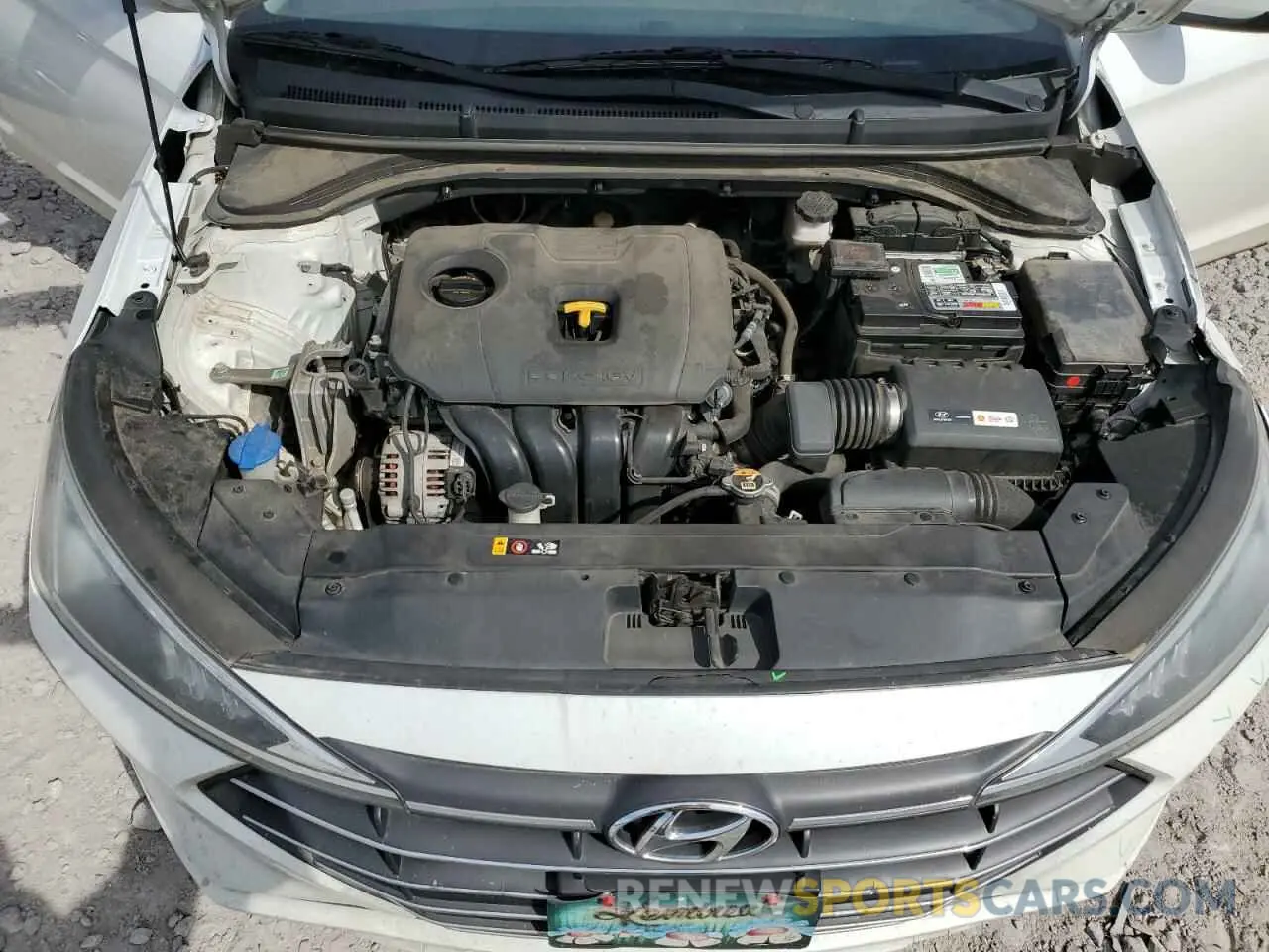 11 Photograph of a damaged car 5NPD84LF2KH482851 HYUNDAI ELANTRA 2019
