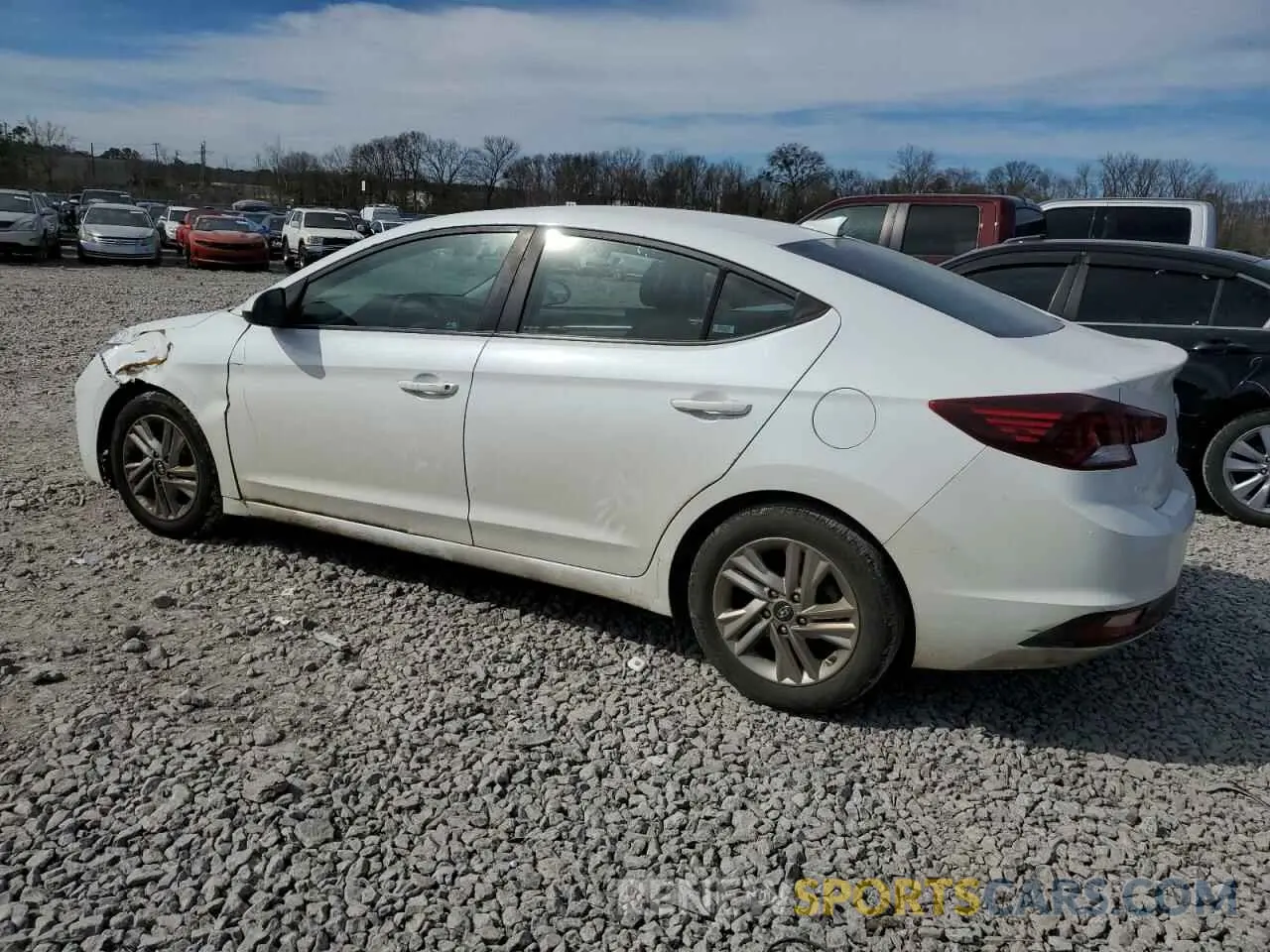 2 Photograph of a damaged car 5NPD84LF2KH482851 HYUNDAI ELANTRA 2019