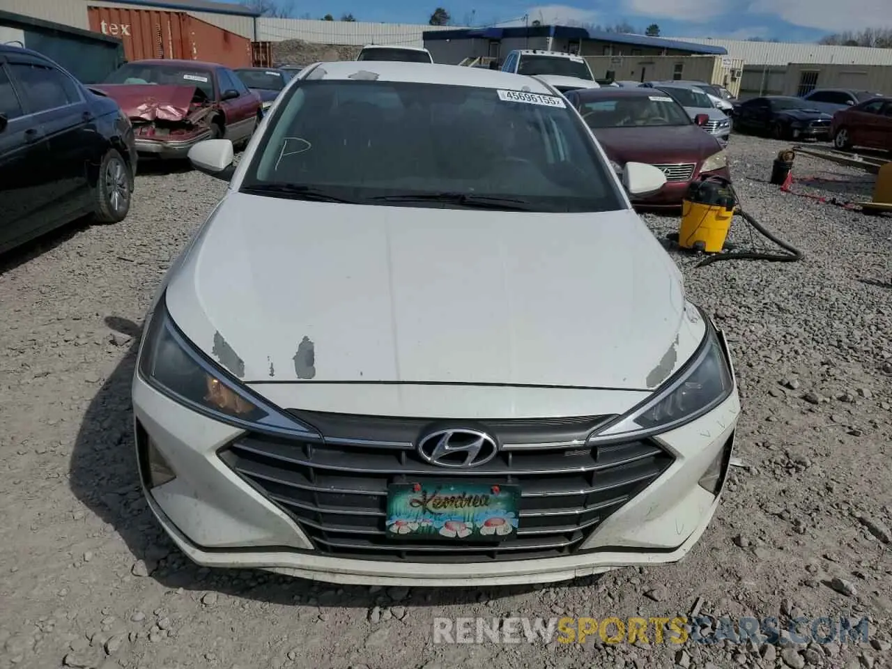 5 Photograph of a damaged car 5NPD84LF2KH482851 HYUNDAI ELANTRA 2019