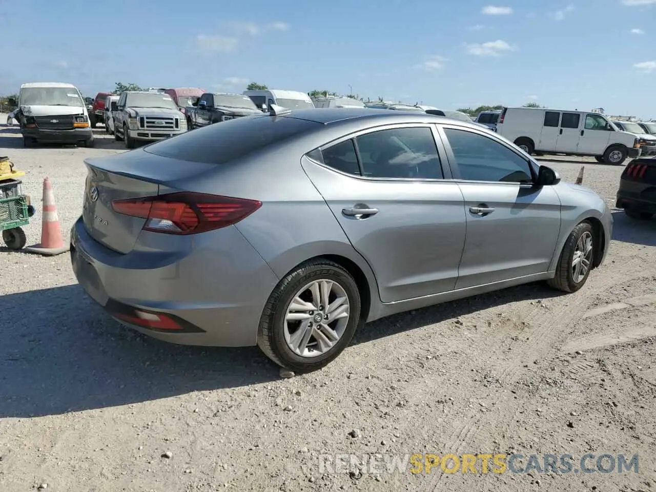 3 Photograph of a damaged car 5NPD84LF2KH488374 HYUNDAI ELANTRA 2019