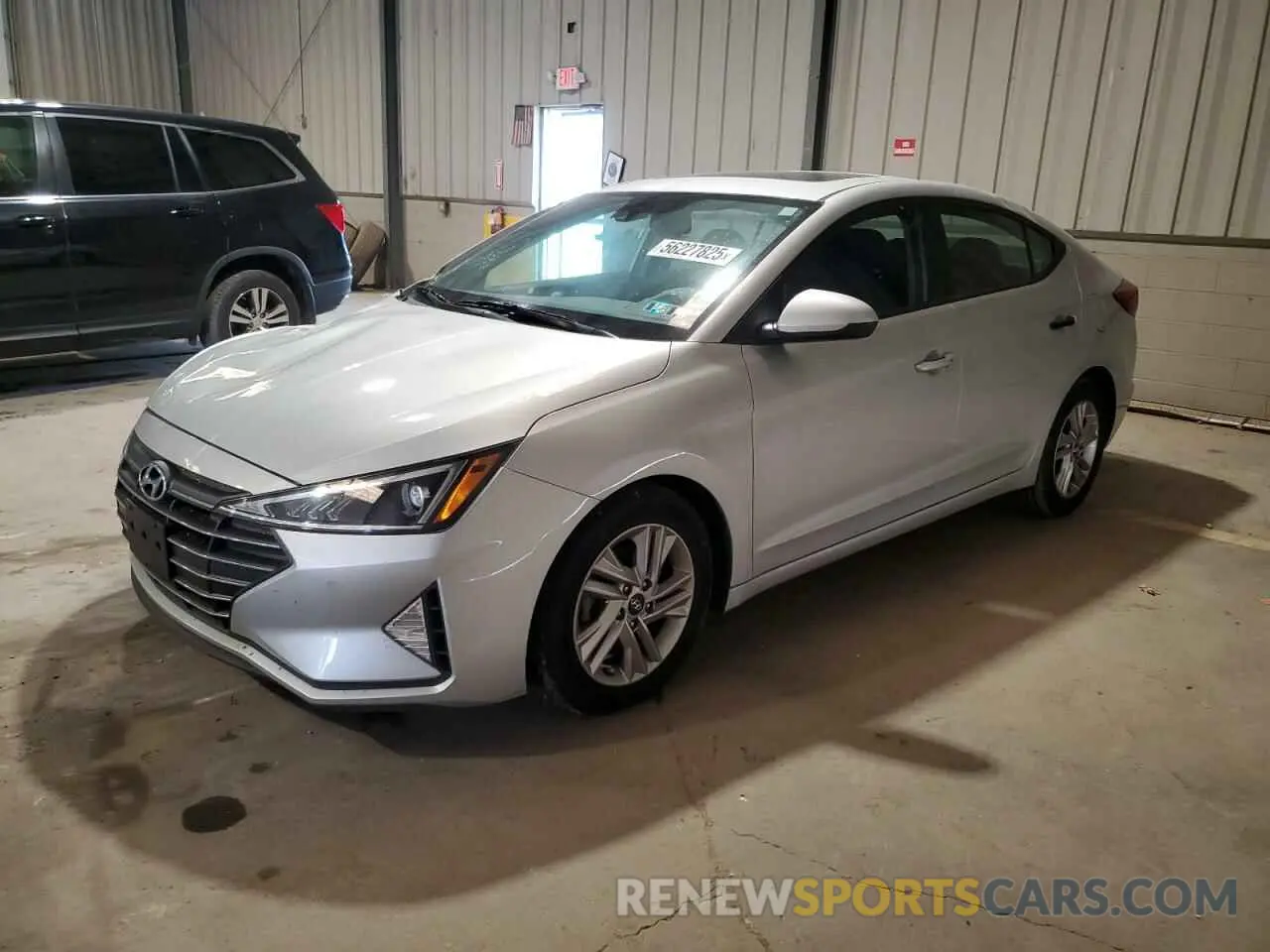 1 Photograph of a damaged car 5NPD84LF2KH493753 HYUNDAI ELANTRA 2019