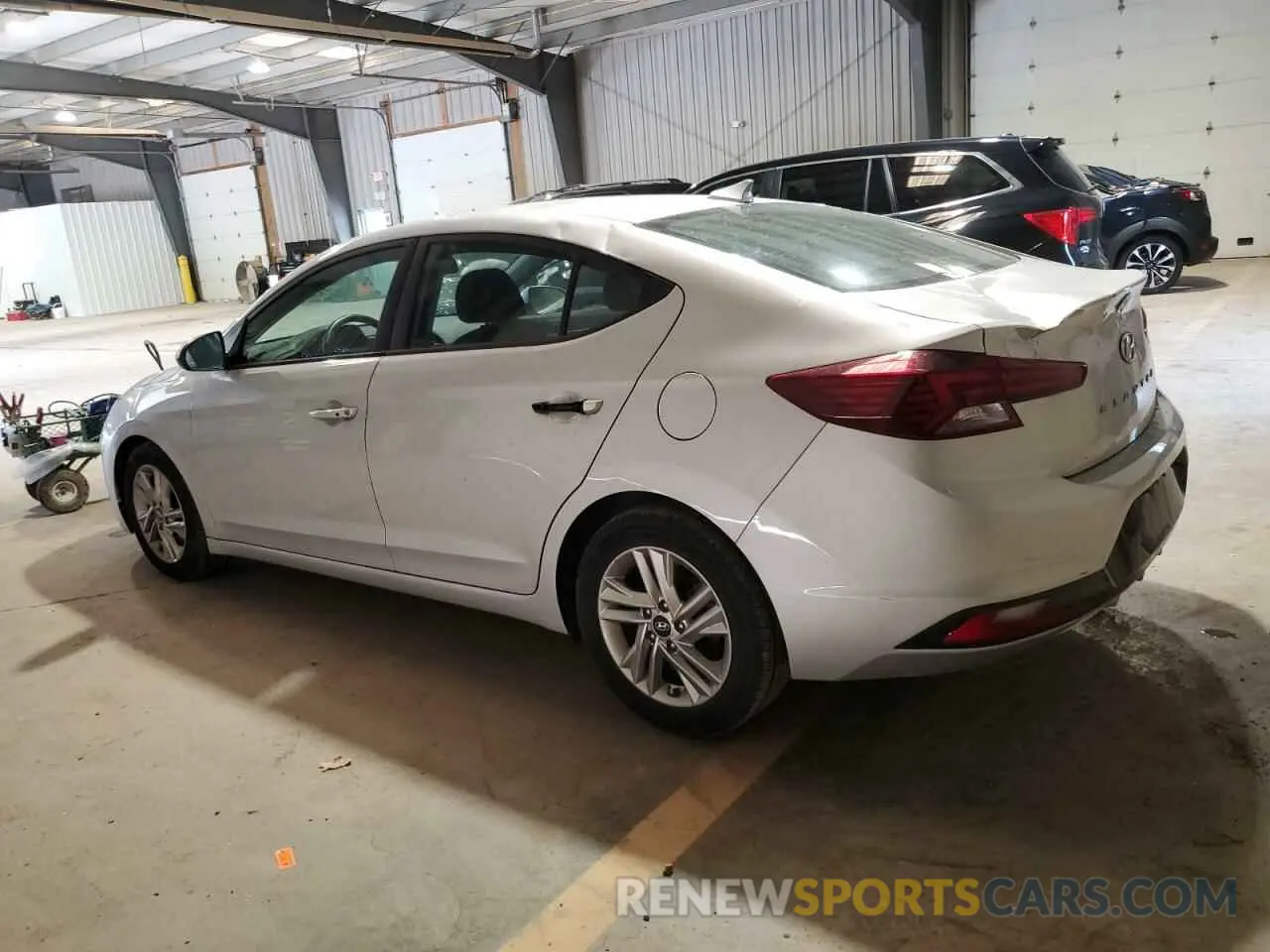 2 Photograph of a damaged car 5NPD84LF2KH493753 HYUNDAI ELANTRA 2019