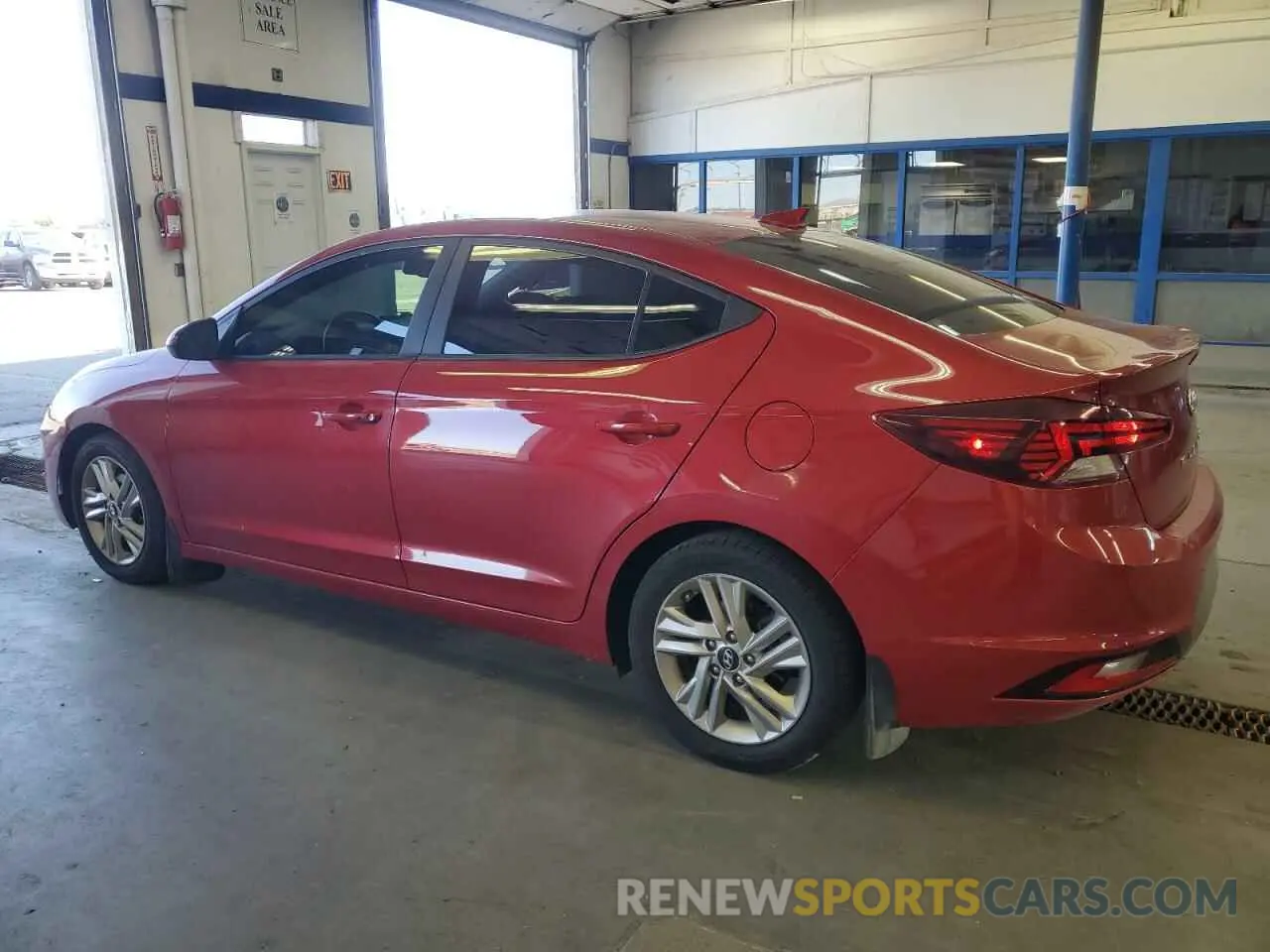 2 Photograph of a damaged car 5NPD84LF3KH422383 HYUNDAI ELANTRA 2019