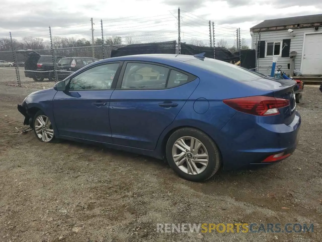 2 Photograph of a damaged car 5NPD84LF3KH443380 HYUNDAI ELANTRA 2019