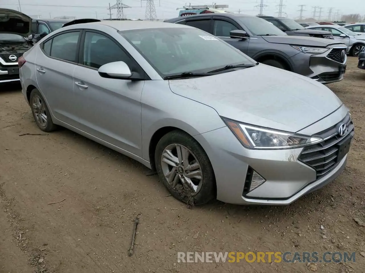 4 Photograph of a damaged car 5NPD84LF3KH452712 HYUNDAI ELANTRA 2019