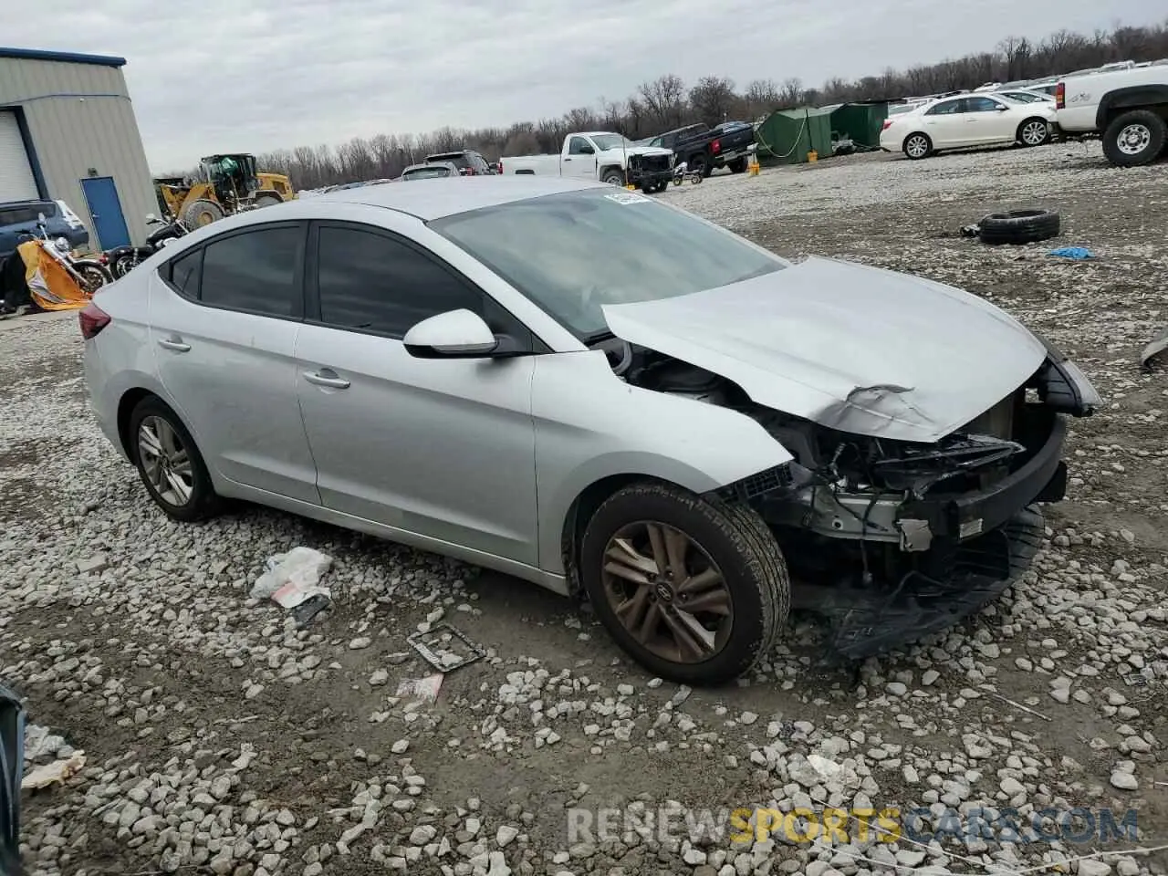 4 Photograph of a damaged car 5NPD84LF3KH461510 HYUNDAI ELANTRA 2019