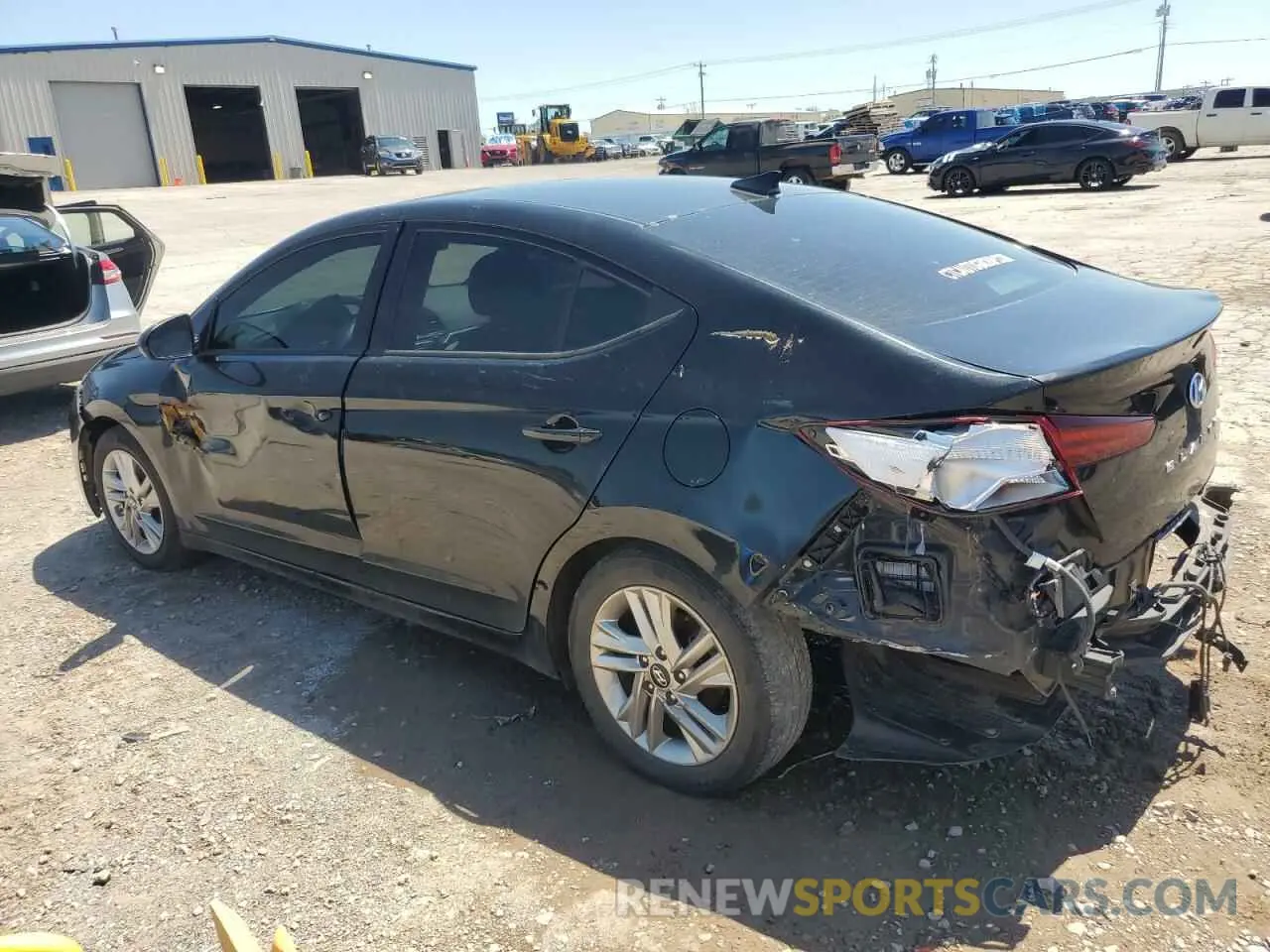 2 Photograph of a damaged car 5NPD84LF3KH461779 HYUNDAI ELANTRA 2019
