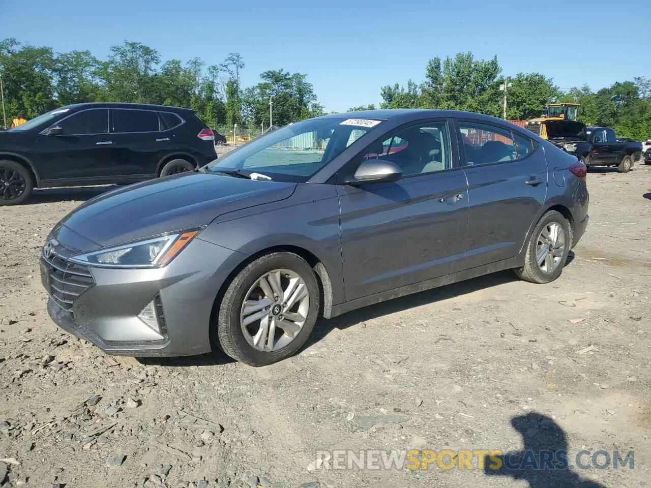 1 Photograph of a damaged car 5NPD84LF3KH488657 HYUNDAI ELANTRA 2019