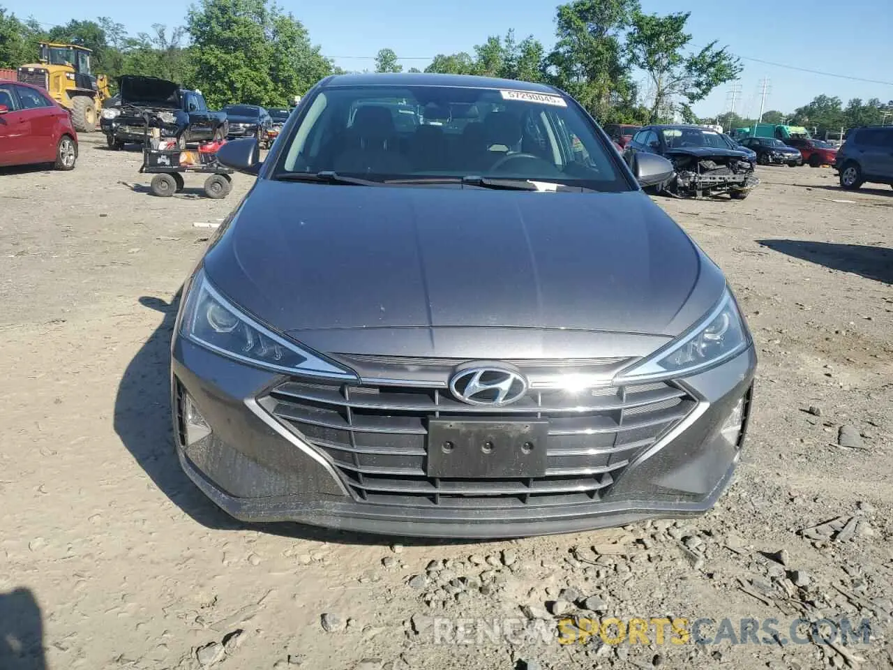 5 Photograph of a damaged car 5NPD84LF3KH488657 HYUNDAI ELANTRA 2019