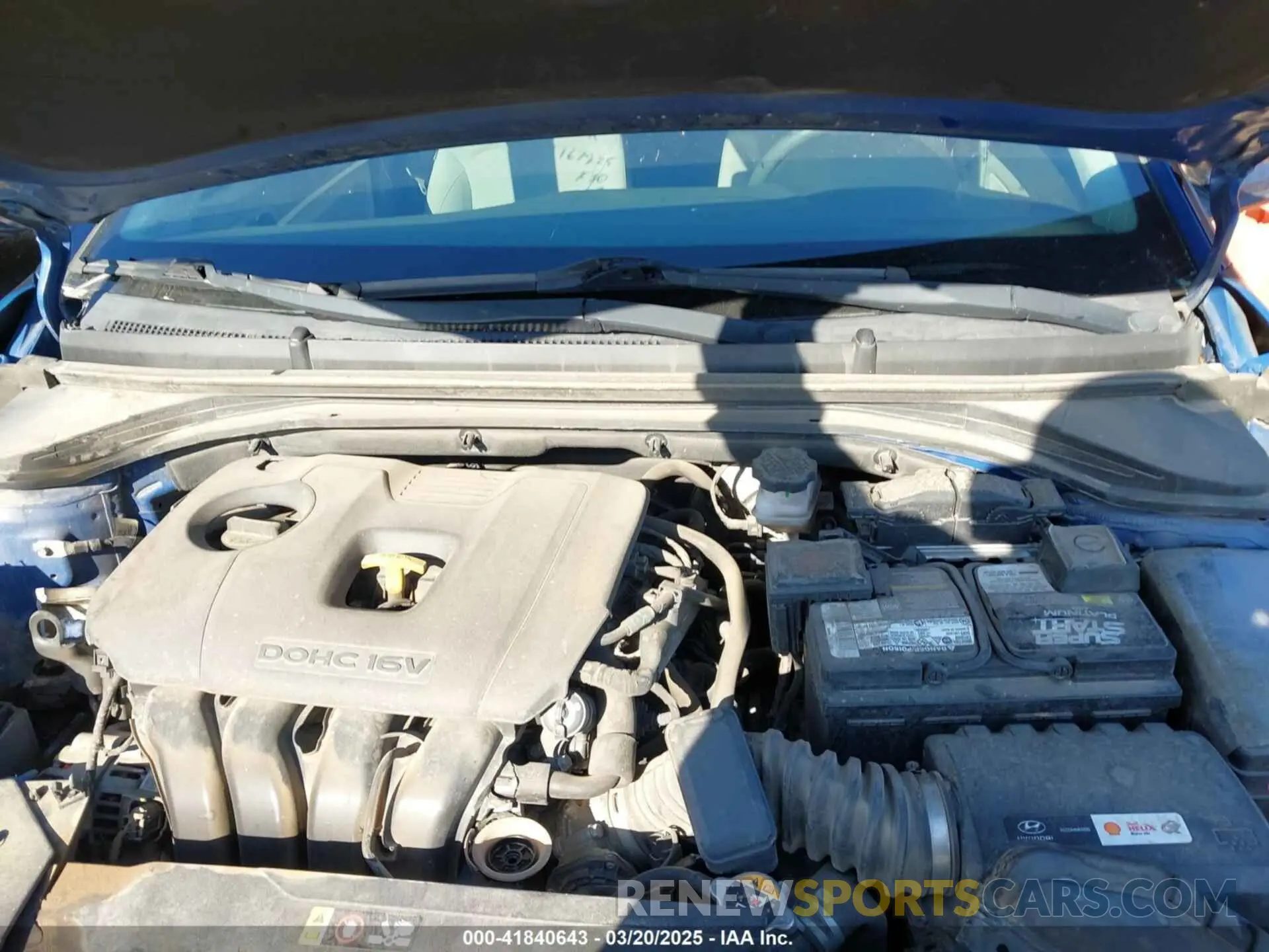 10 Photograph of a damaged car 5NPD84LF4KH412557 HYUNDAI ELANTRA 2019